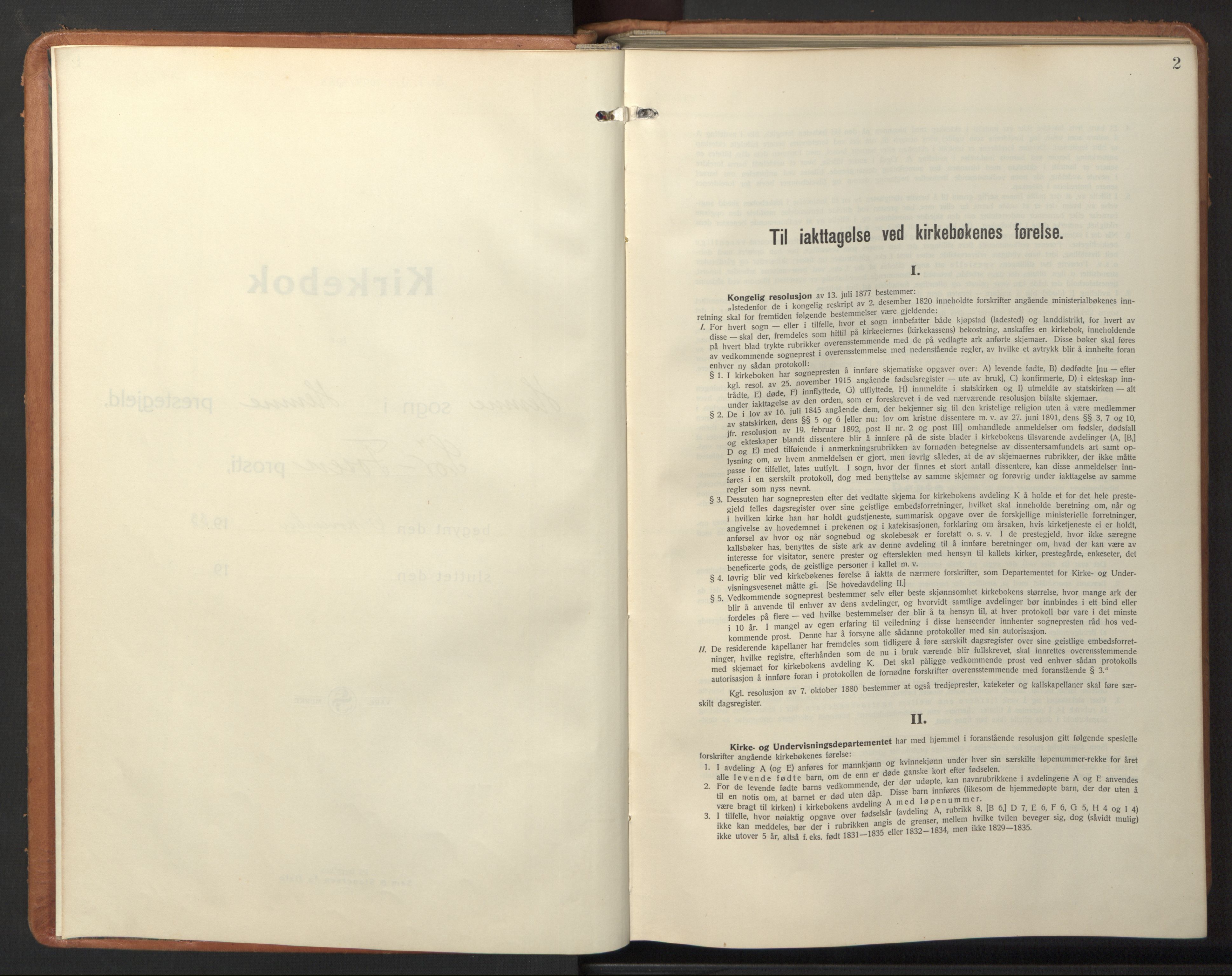 Ministerialprotokoller, klokkerbøker og fødselsregistre - Sør-Trøndelag, AV/SAT-A-1456/630/L0508: Parish register (copy) no. 630C06, 1933-1950, p. 2