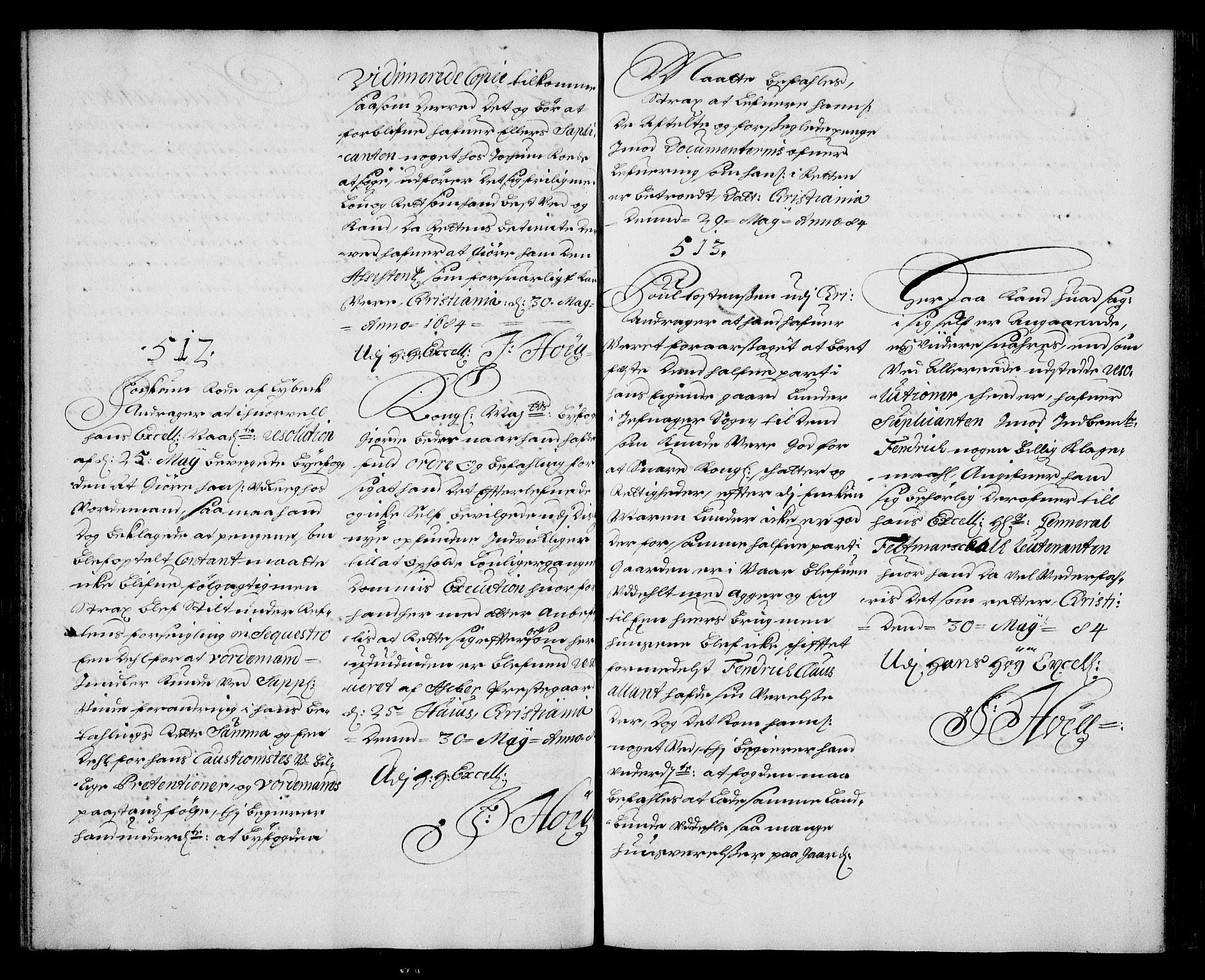 Stattholderembetet 1572-1771, AV/RA-EA-2870/Ae/L0001: Supplikasjons- og resolusjonsprotokoll, 1683-1684