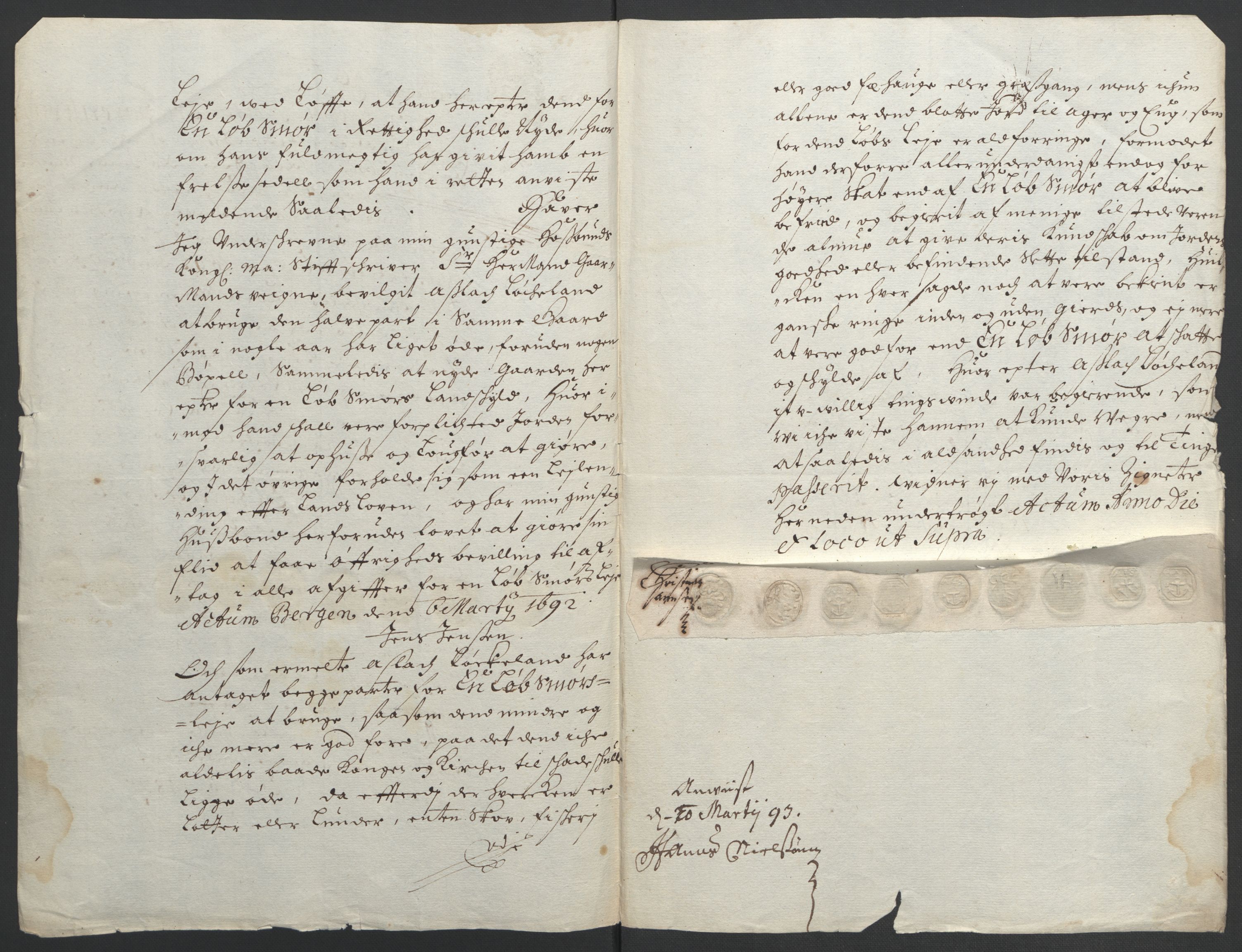 Rentekammeret inntil 1814, Reviderte regnskaper, Fogderegnskap, RA/EA-4092/R53/L3420: Fogderegnskap Sunn- og Nordfjord, 1691-1692, p. 245