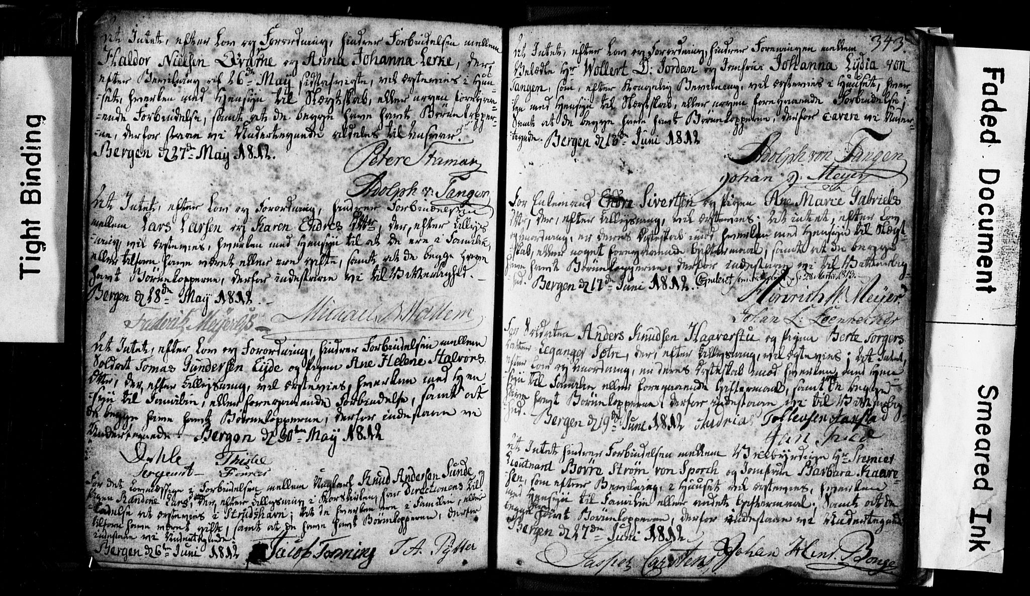 Korskirken sokneprestembete, AV/SAB-A-76101: Best man's statements no. II.5.1, 1776-1816, p. 343