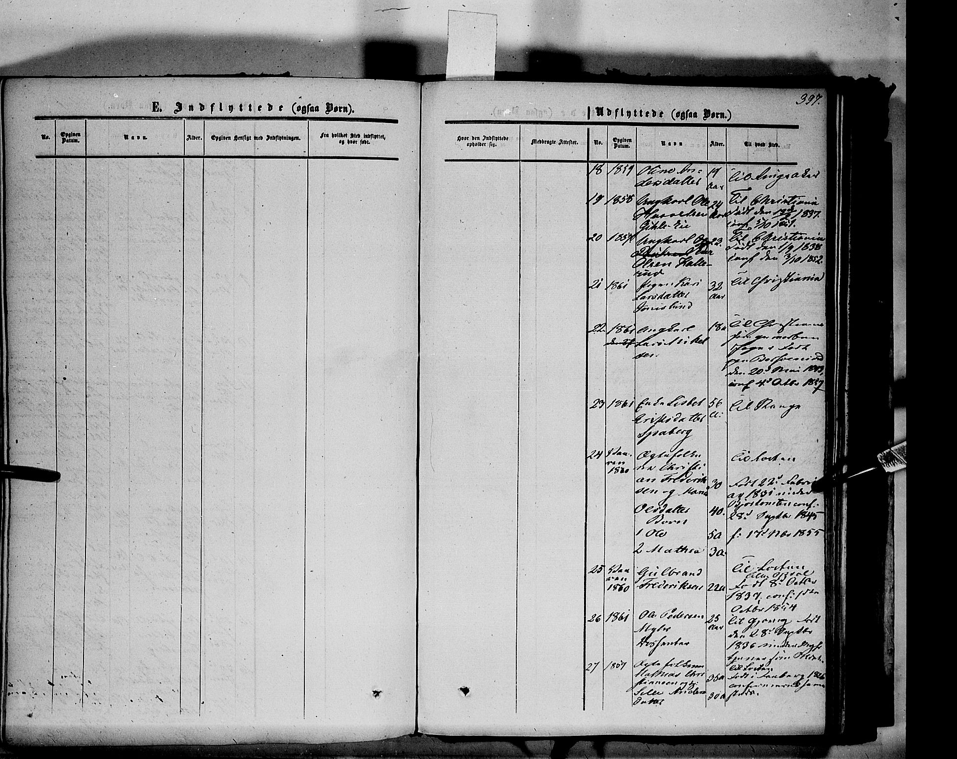 Vang prestekontor, Hedmark, AV/SAH-PREST-008/H/Ha/Haa/L0012: Parish register (official) no. 12, 1855-1870, p. 397