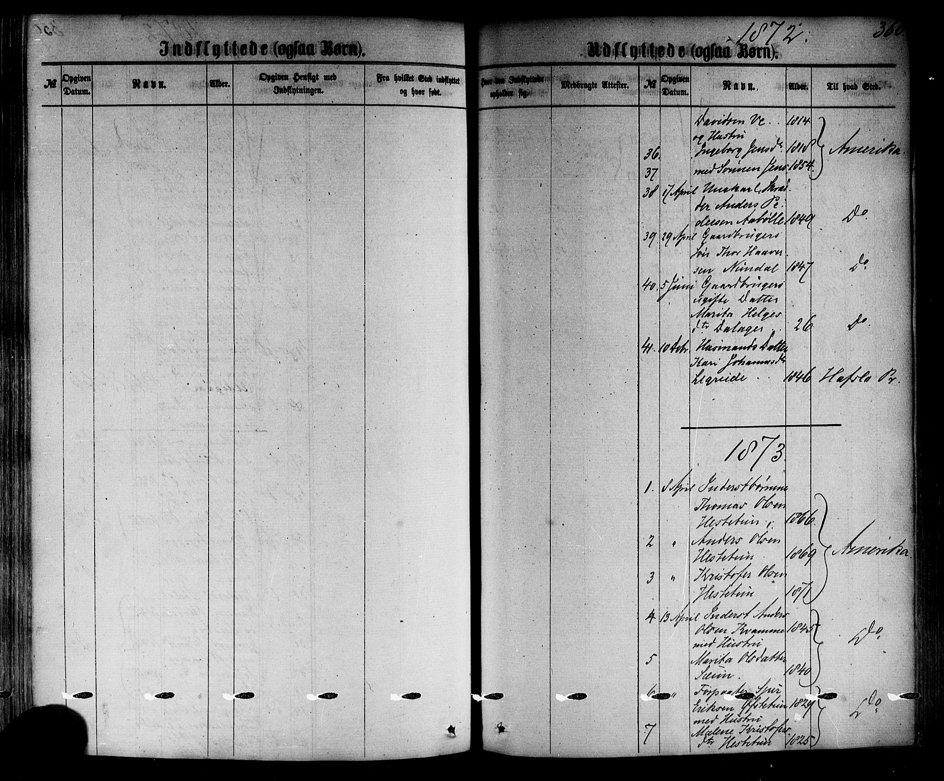 Årdal sokneprestembete, SAB/A-81701: Parish register (official) no. A 3, 1863-1886, p. 360