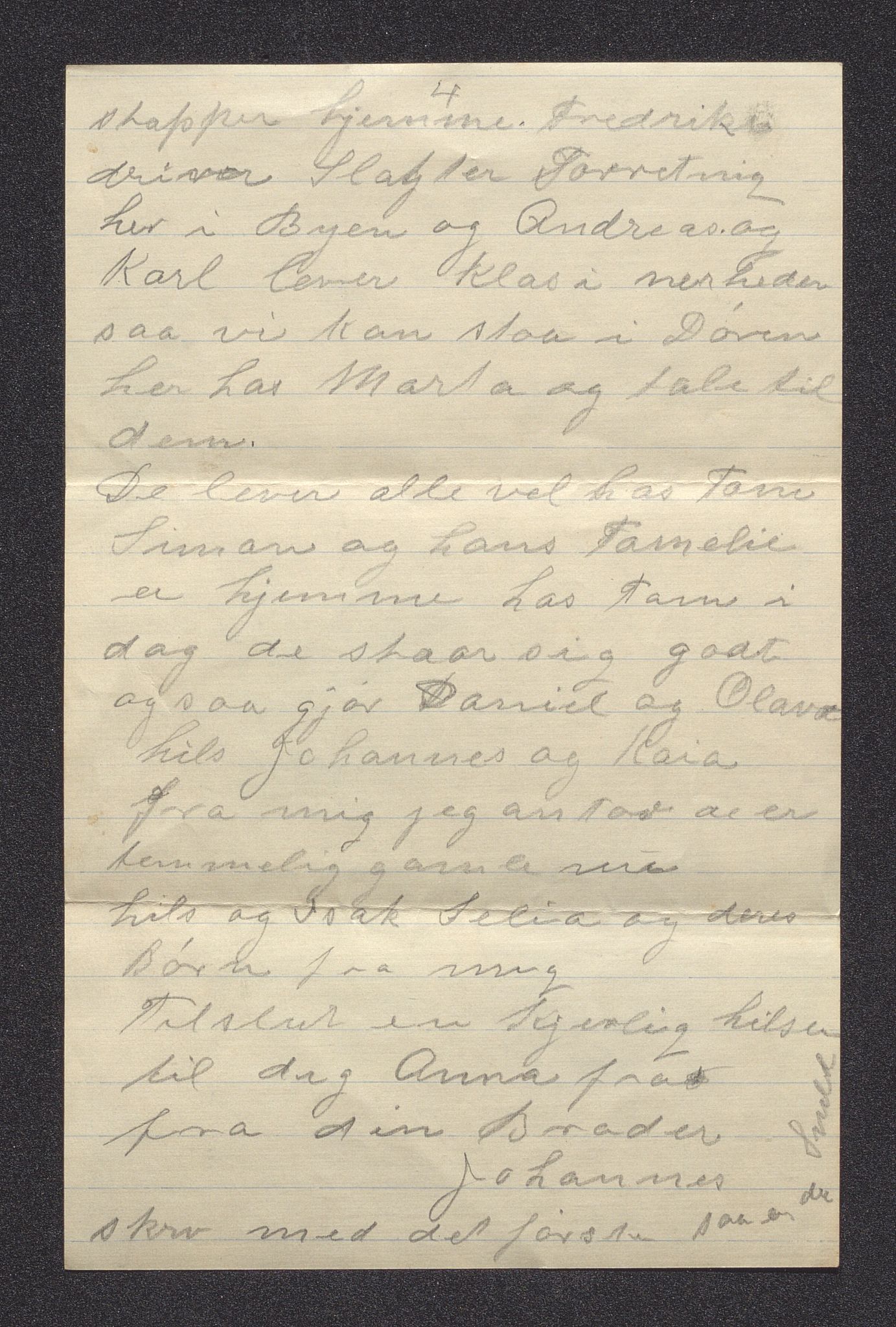 Pa 0273 - Amerikabrev fra Bjøravågen, AV/SAST-A-100411/Y/Ya/L0001: Brev, 1871-1930, p. 241