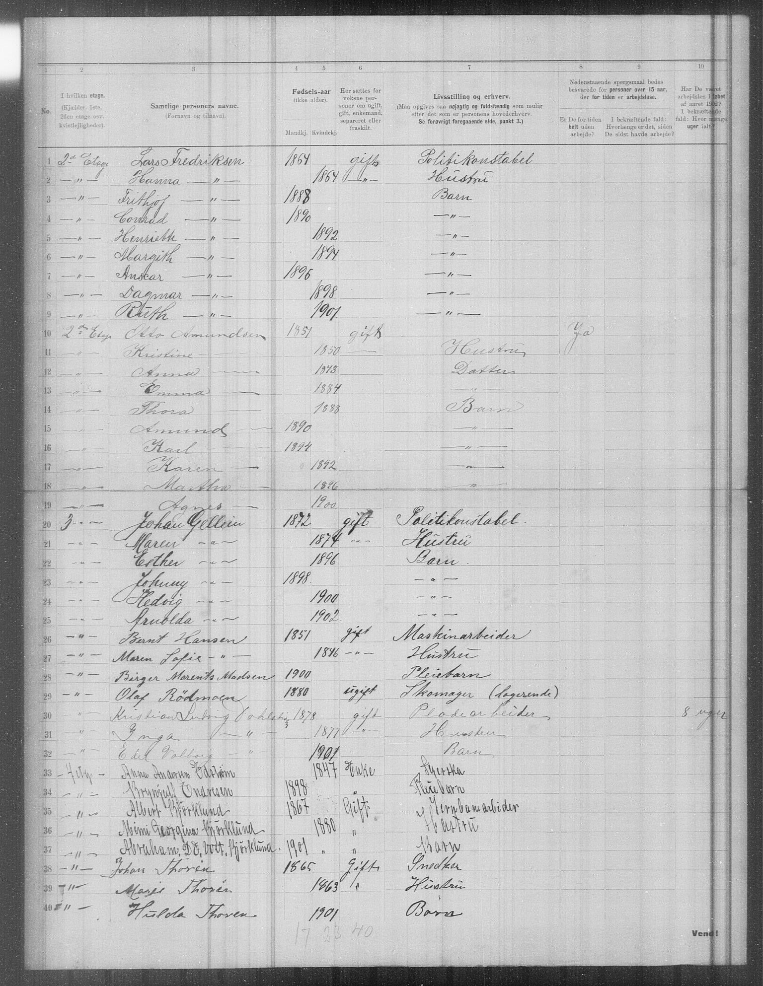 OBA, Municipal Census 1902 for Kristiania, 1902, p. 20730