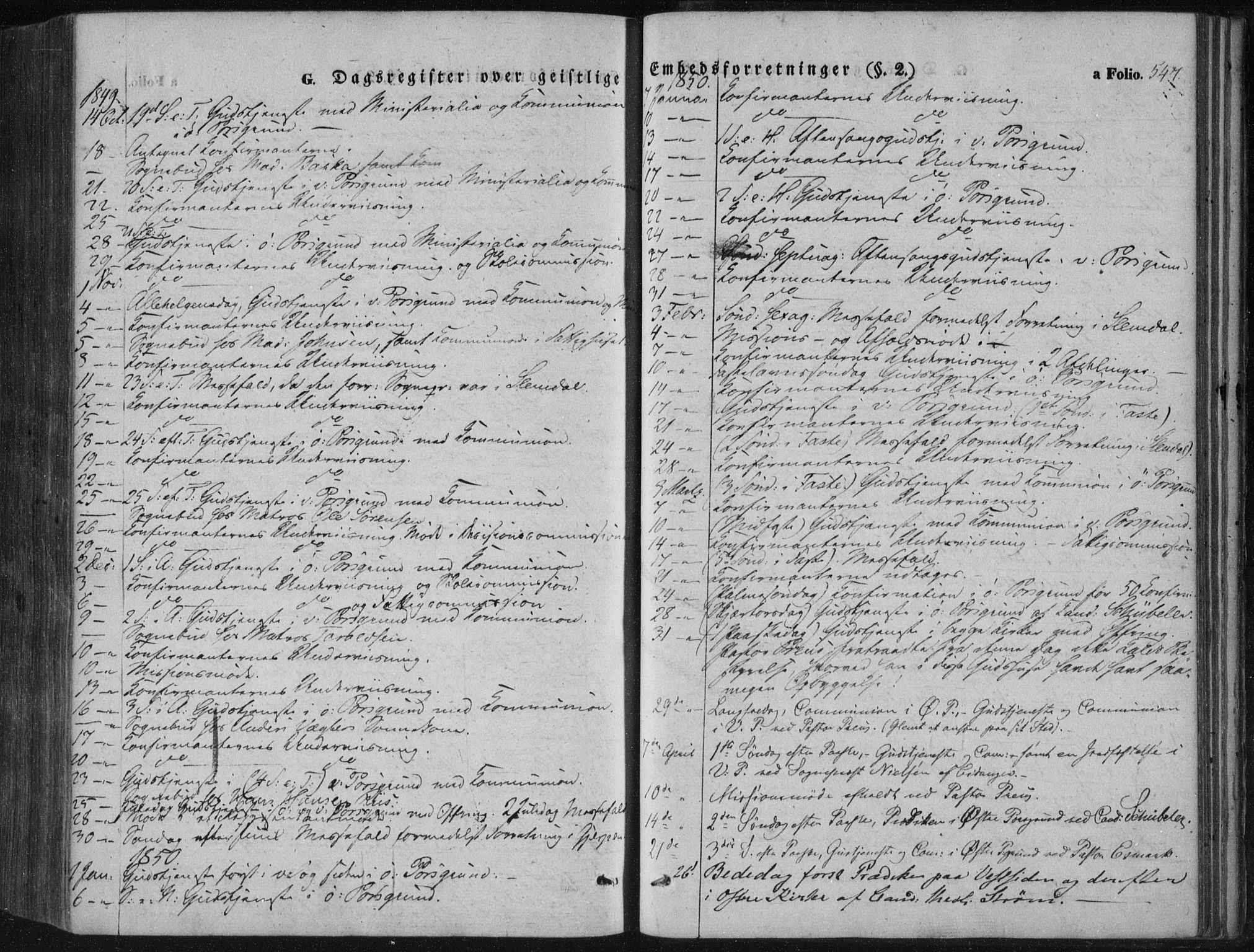 Porsgrunn kirkebøker , SAKO/A-104/F/Fa/L0006: Parish register (official) no. 6, 1841-1857, p. 547
