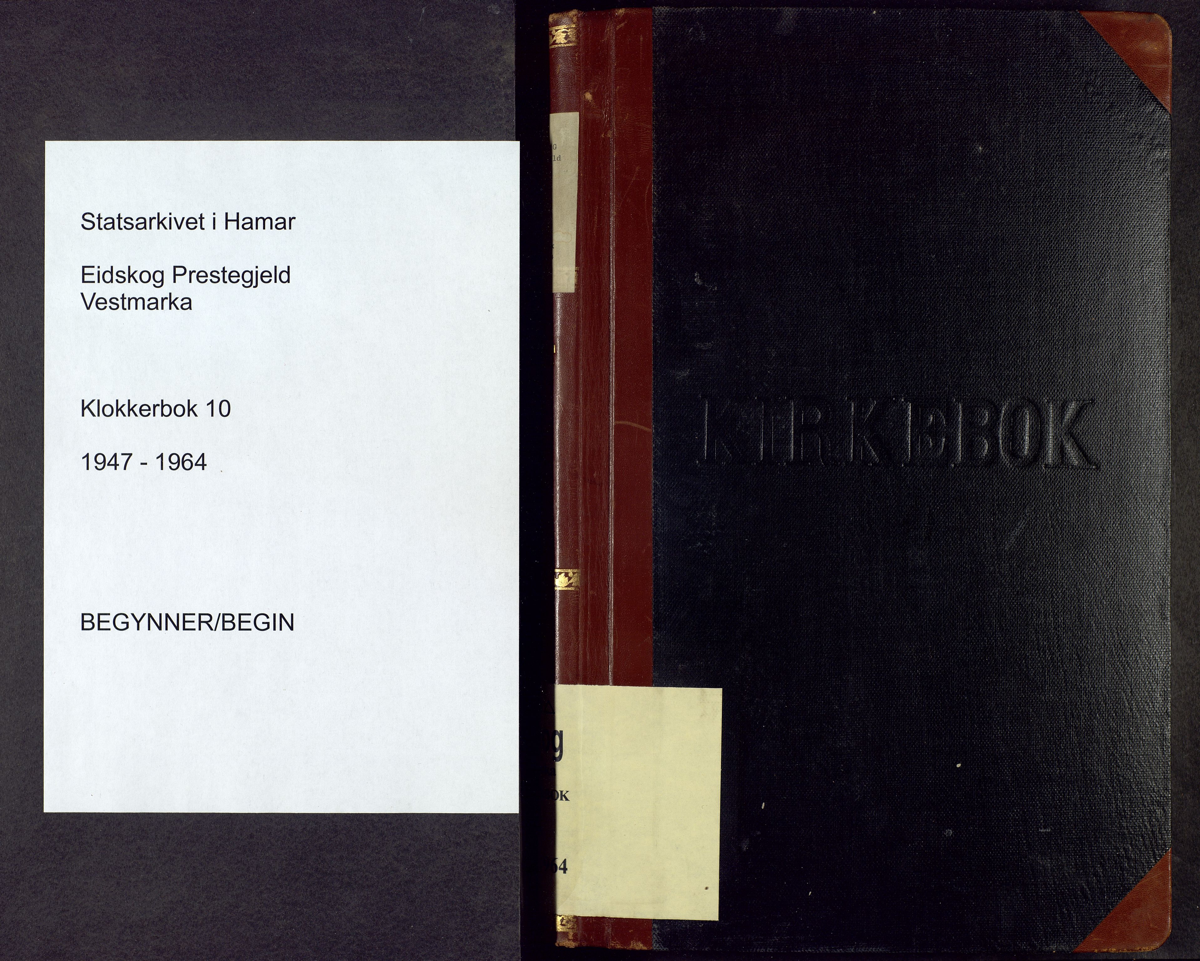 Eidskog prestekontor, SAH/PREST-026/H/Ha/Hab/L0010: Parish register (copy) no. 10, 1947-1964