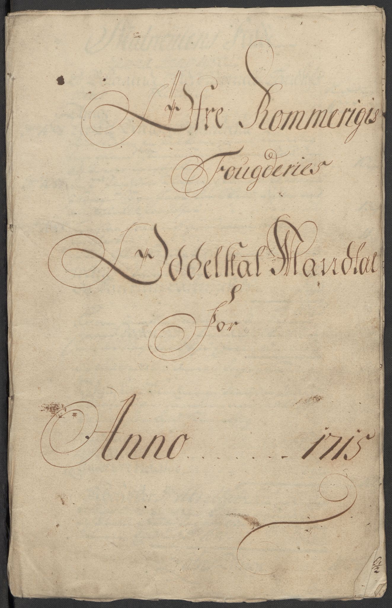 Rentekammeret inntil 1814, Reviderte regnskaper, Fogderegnskap, RA/EA-4092/R12/L0724: Fogderegnskap Øvre Romerike, 1715, p. 92