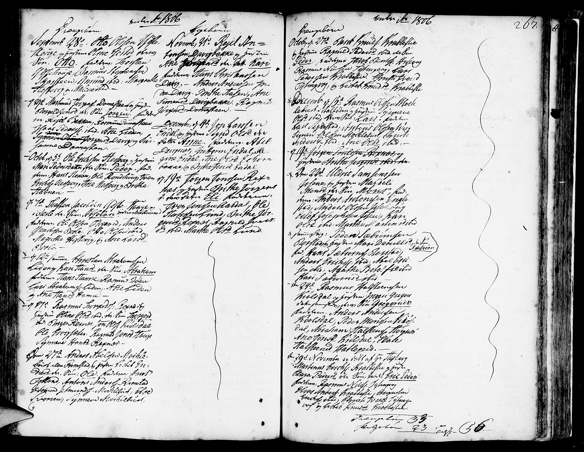 Davik sokneprestembete, SAB/A-79701/H/Haa/Haaa/L0002: Parish register (official) no. A 2, 1742-1816, p. 267