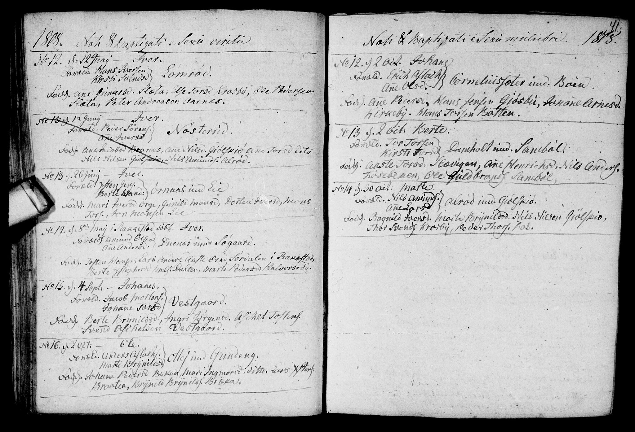 Aremark prestekontor Kirkebøker, SAO/A-10899/F/Fb/L0003: Parish register (official) no.  II 3, 1796-1814, p. 41