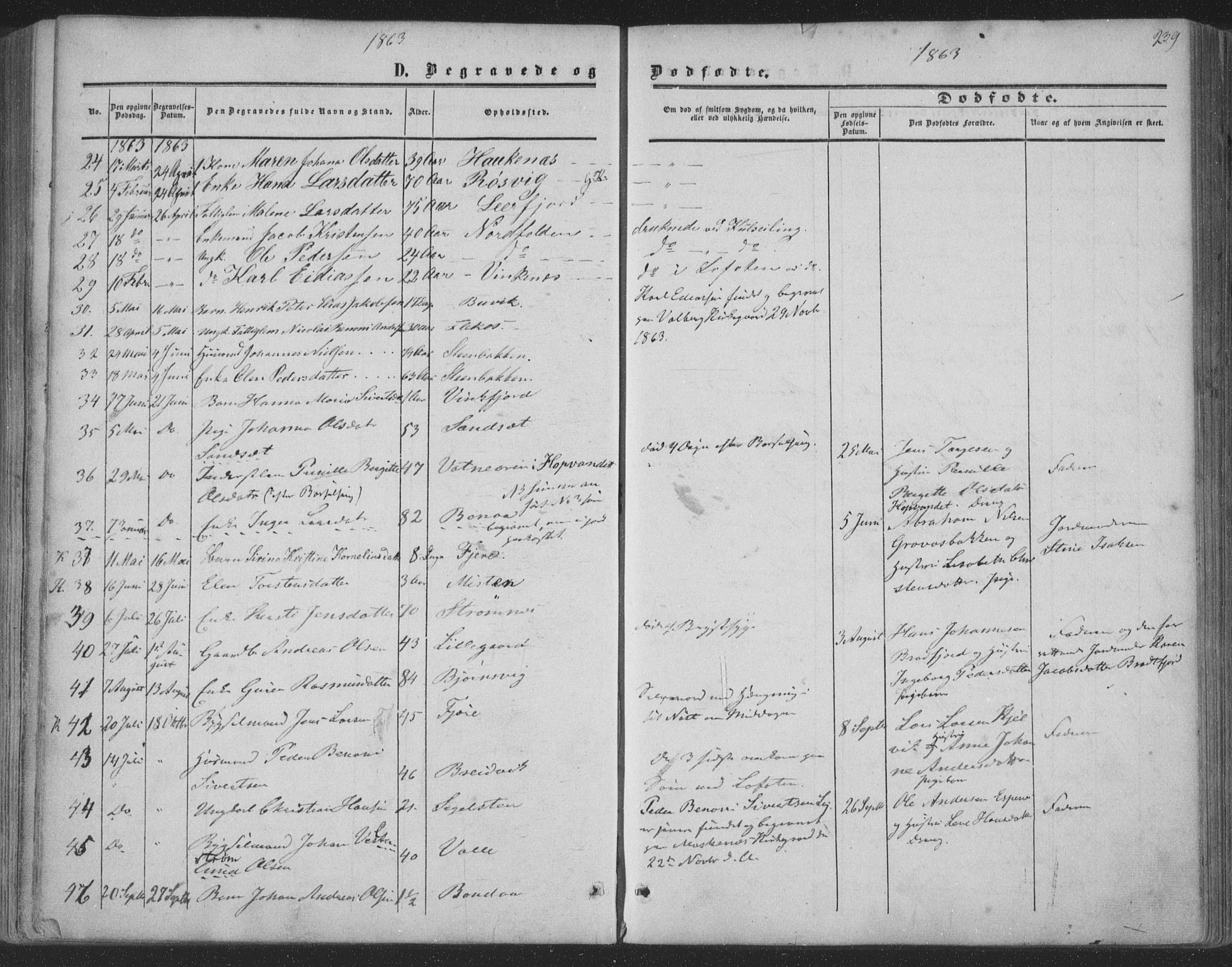 Ministerialprotokoller, klokkerbøker og fødselsregistre - Nordland, AV/SAT-A-1459/853/L0770: Parish register (official) no. 853A09, 1857-1870, p. 239