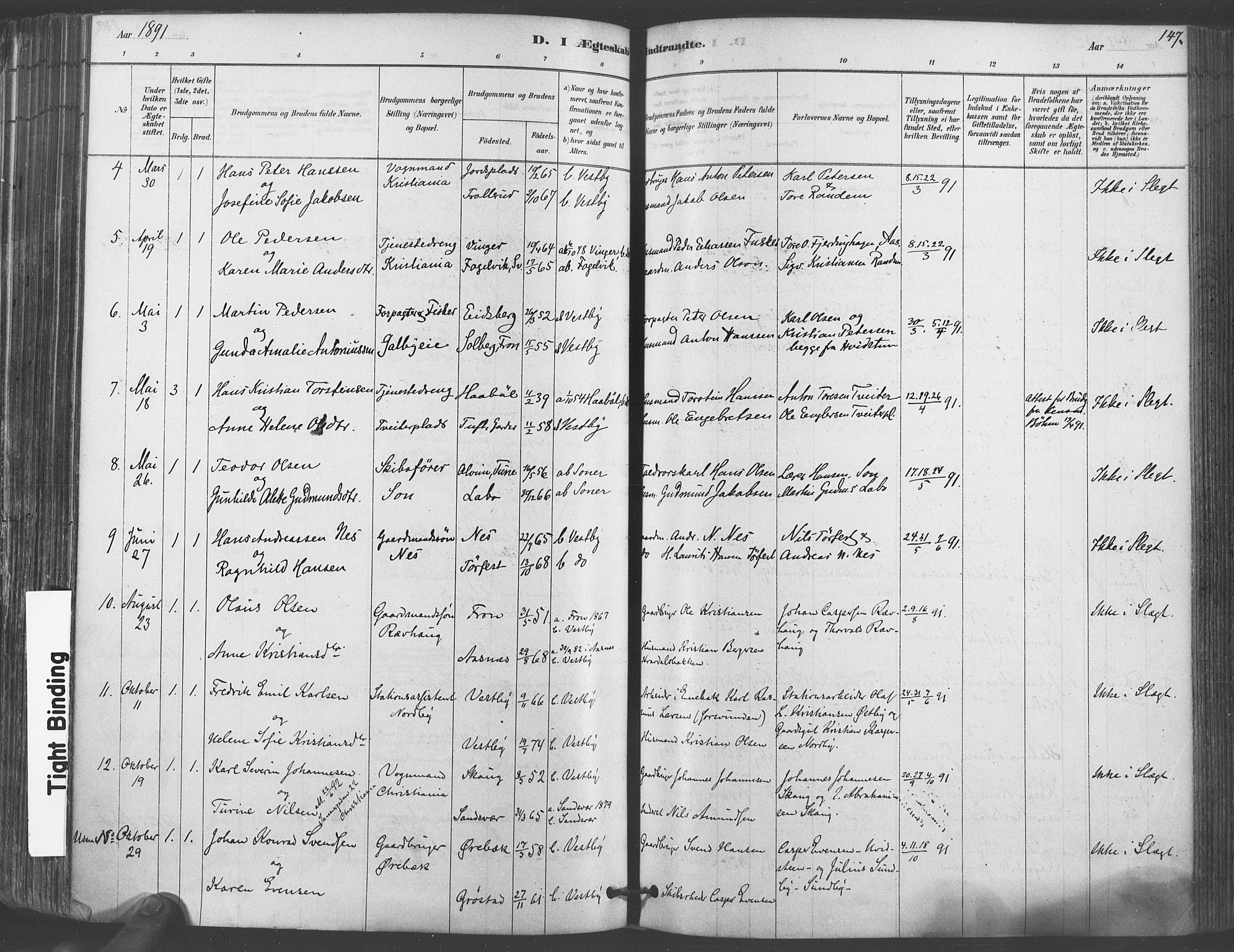 Vestby prestekontor Kirkebøker, AV/SAO-A-10893/F/Fa/L0009: Parish register (official) no. I 9, 1878-1900, p. 147