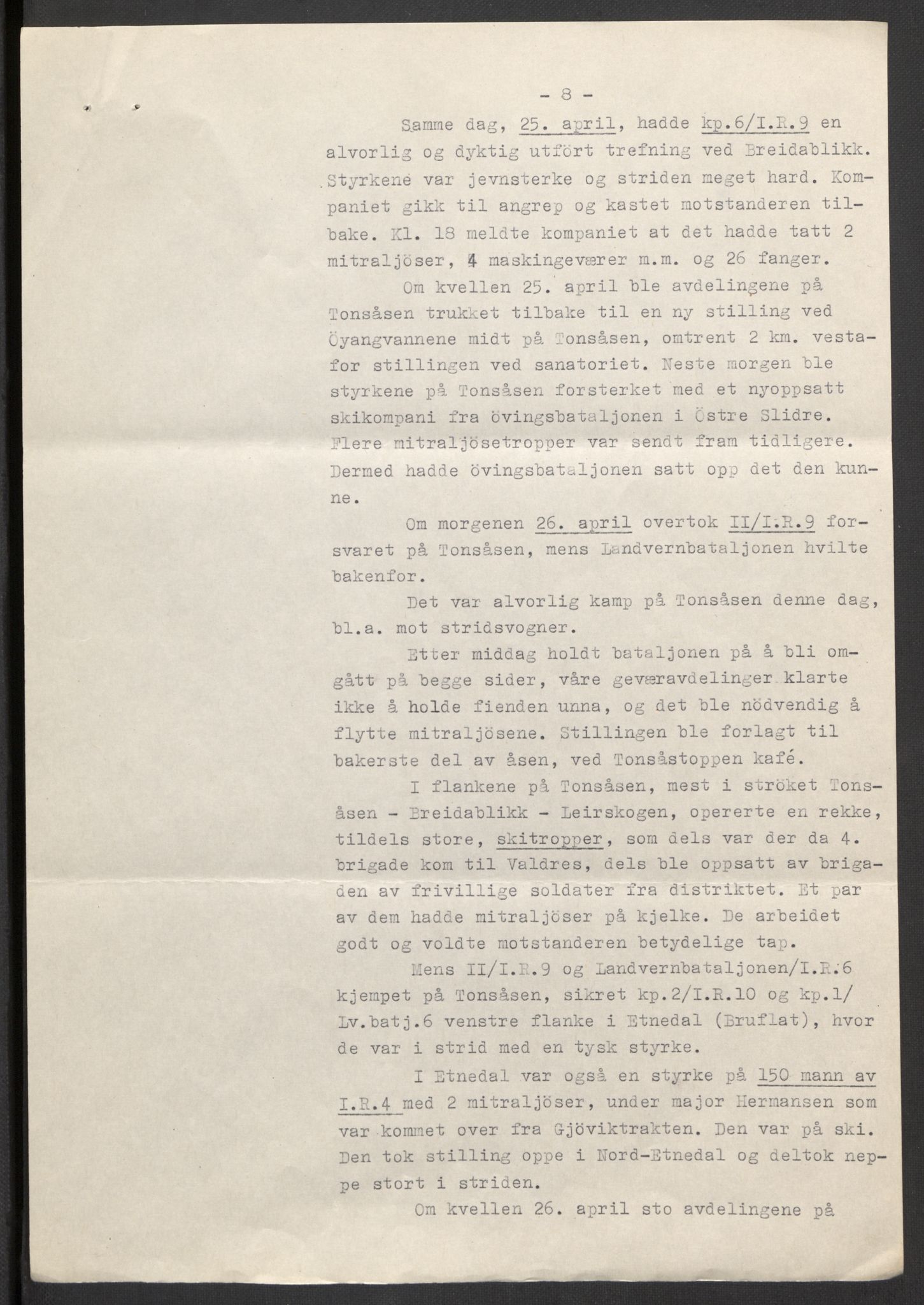 Forsvaret, Forsvarets krigshistoriske avdeling, AV/RA-RAFA-2017/Y/Yb/L0103: II-C-11-420-430  -  4. Divisjon., 1940-1946, p. 705