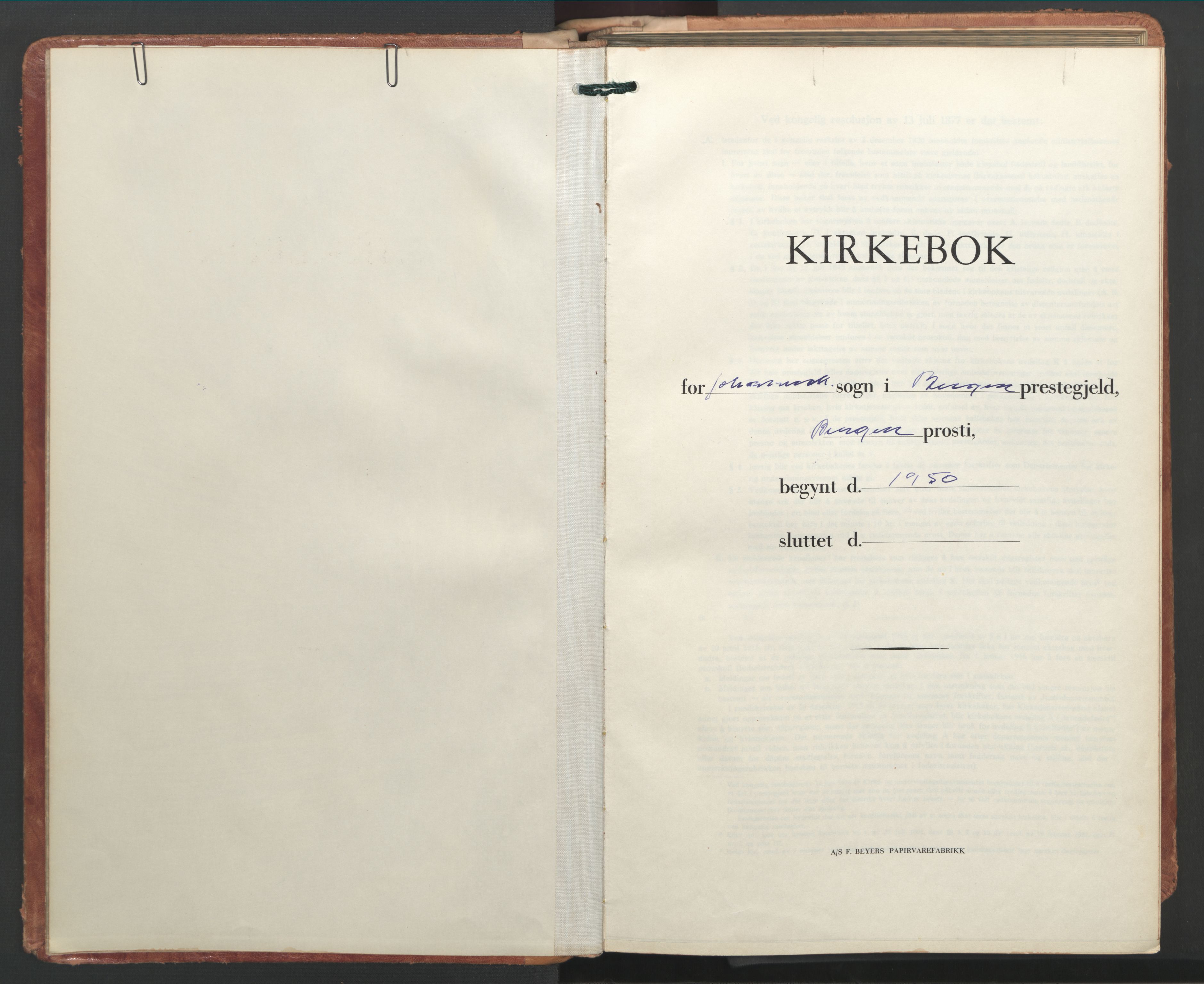 Johanneskirken sokneprestembete, SAB/A-76001/H/Hab: Parish register (copy) no. D 3, 1950-1969