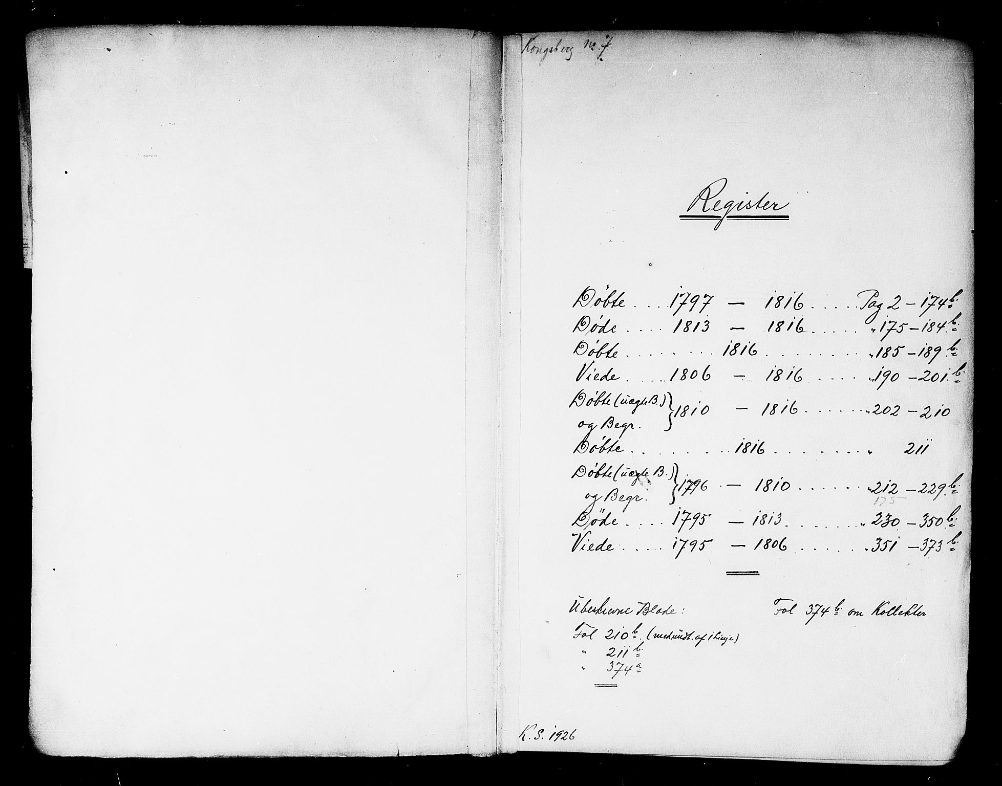 Kongsberg kirkebøker, SAKO/A-22/F/Fa/L0007: Parish register (official) no. I 7, 1795-1816, p. 1