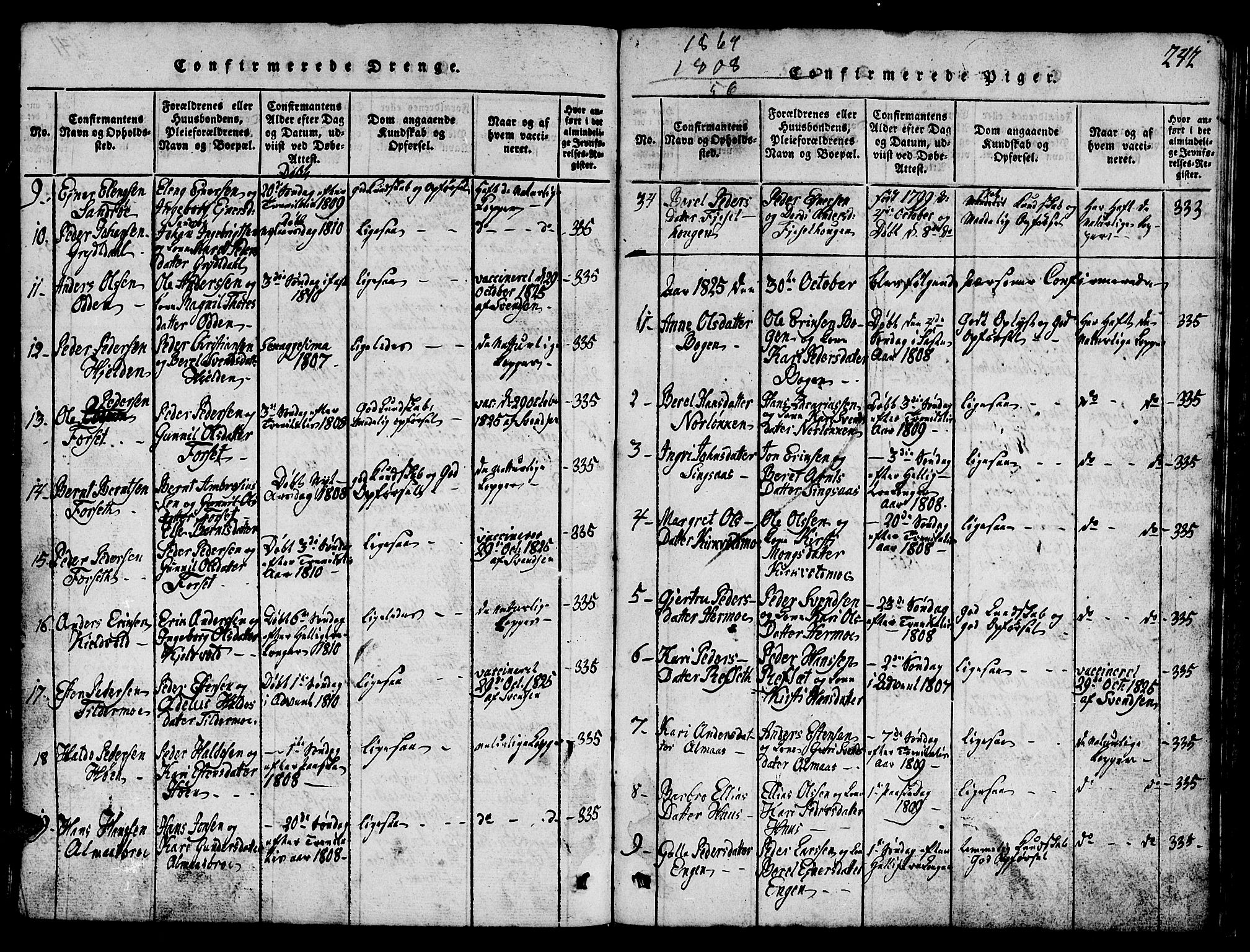 Ministerialprotokoller, klokkerbøker og fødselsregistre - Sør-Trøndelag, SAT/A-1456/688/L1026: Parish register (copy) no. 688C01, 1817-1860, p. 242