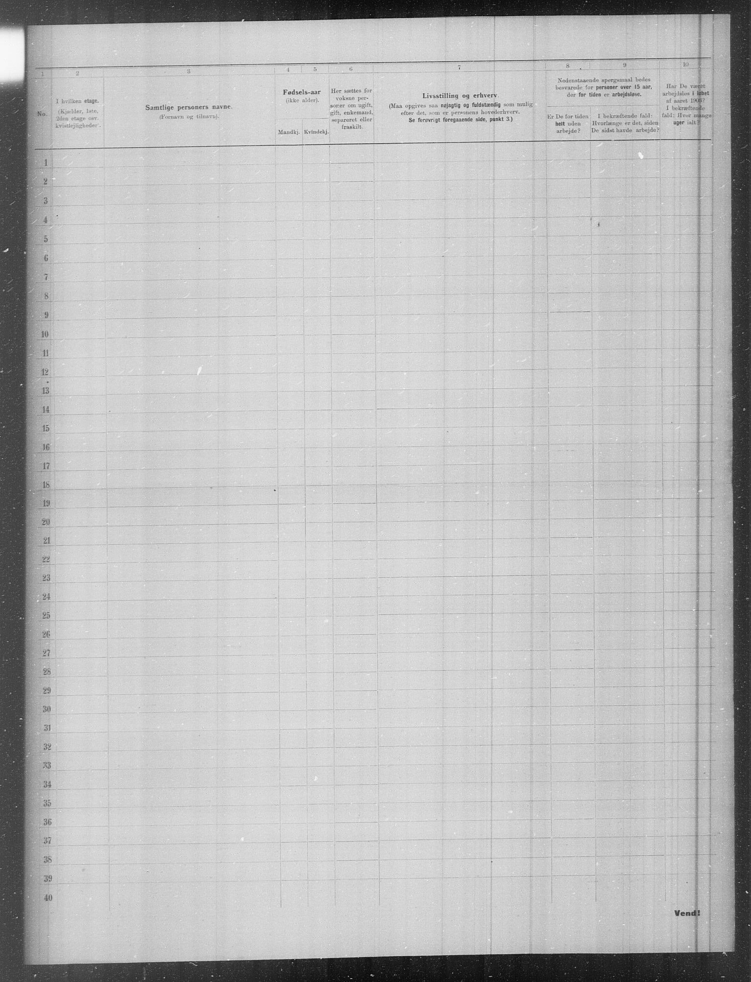 OBA, Municipal Census 1903 for Kristiania, 1903, p. 2641