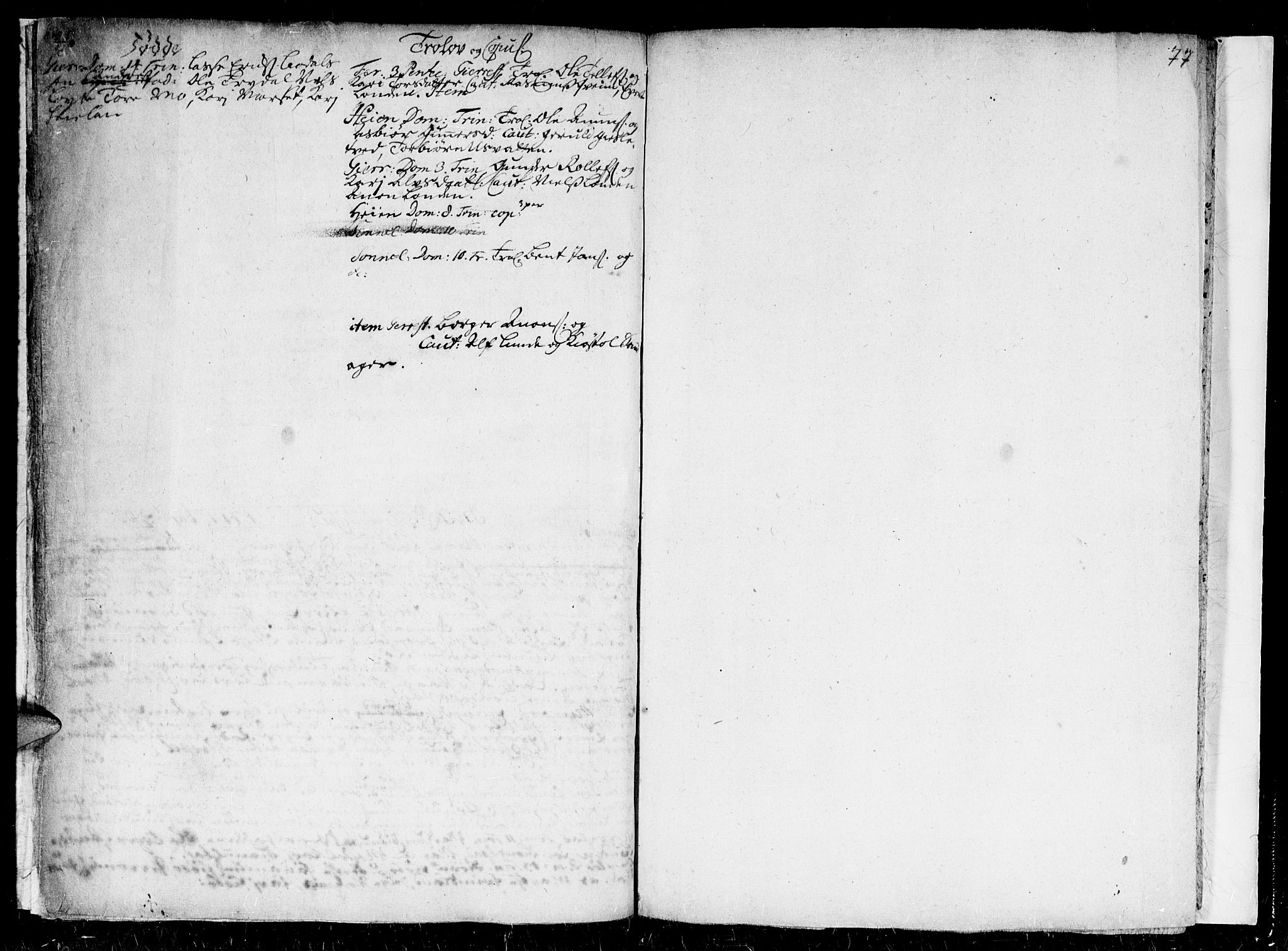 Gjerstad sokneprestkontor, AV/SAK-1111-0014/F/Fa/Faa/L0001: Parish register (official) no. A 1, 1695-1717, p. 76-77