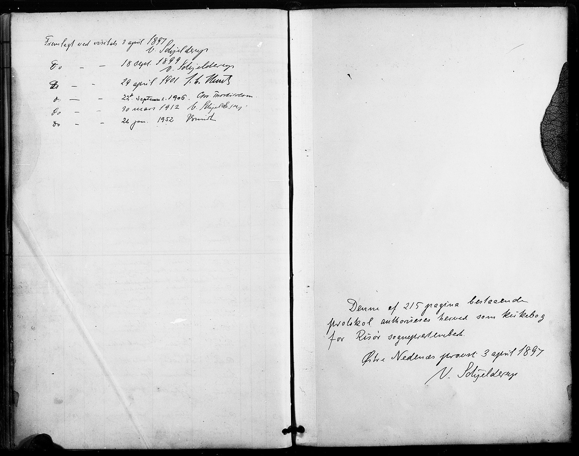 Risør sokneprestkontor, SAK/1111-0035/F/Fa/L0010: Parish register (official) no. A 10, 1896-1906, p. 216