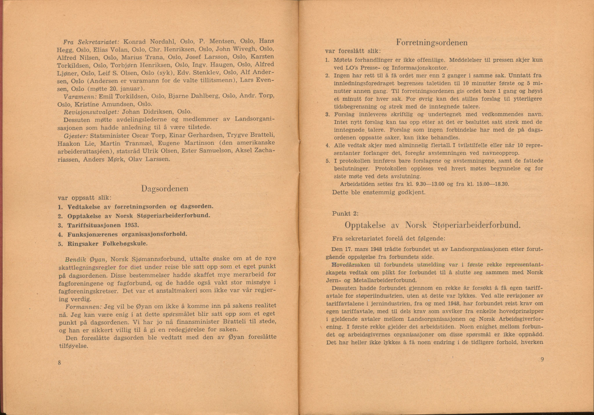 Landsorganisasjonen i Norge, AAB/ARK-1579, 1911-1953, p. 1190
