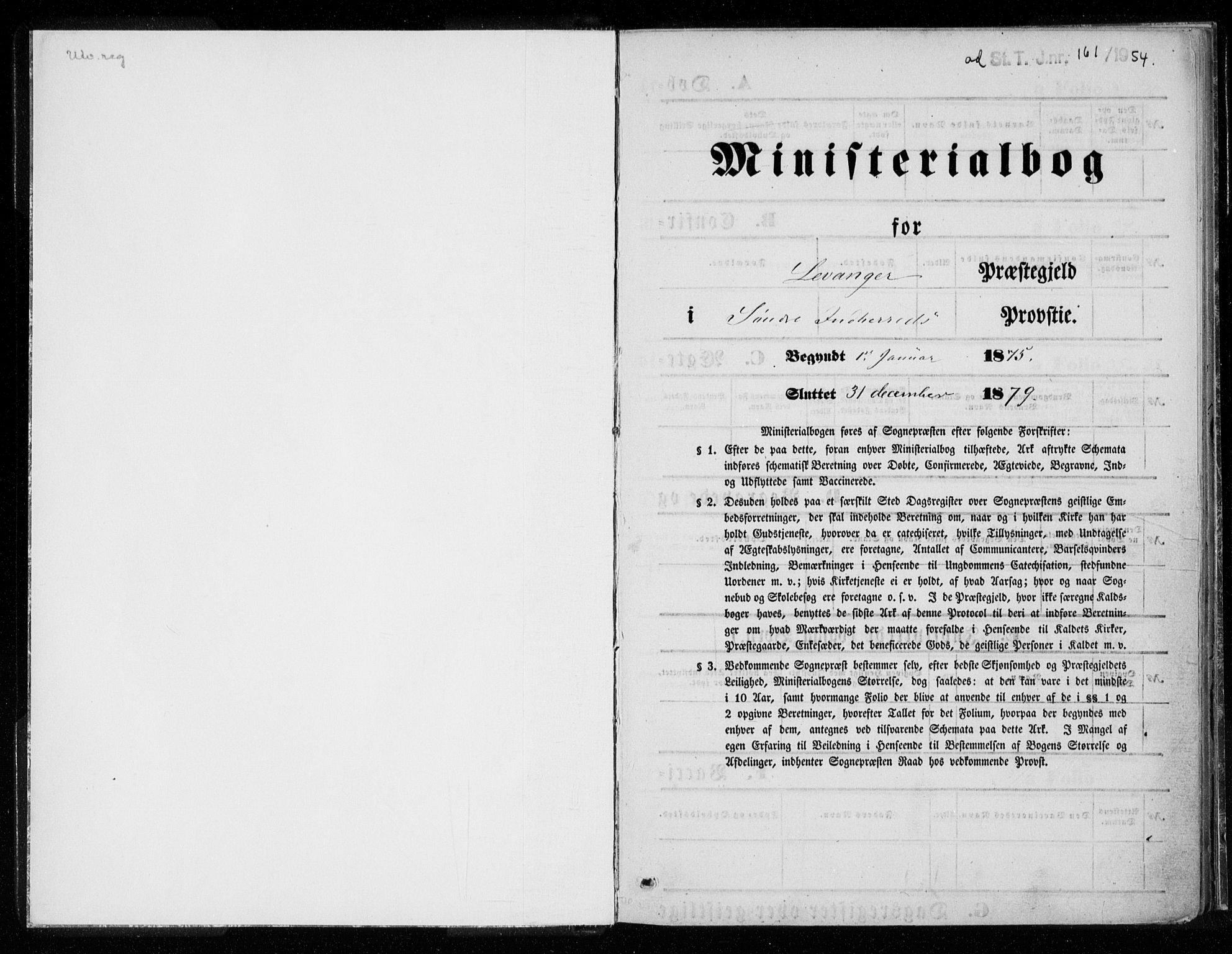 Ministerialprotokoller, klokkerbøker og fødselsregistre - Nord-Trøndelag, SAT/A-1458/720/L0187: Parish register (official) no. 720A04 /1, 1875-1879