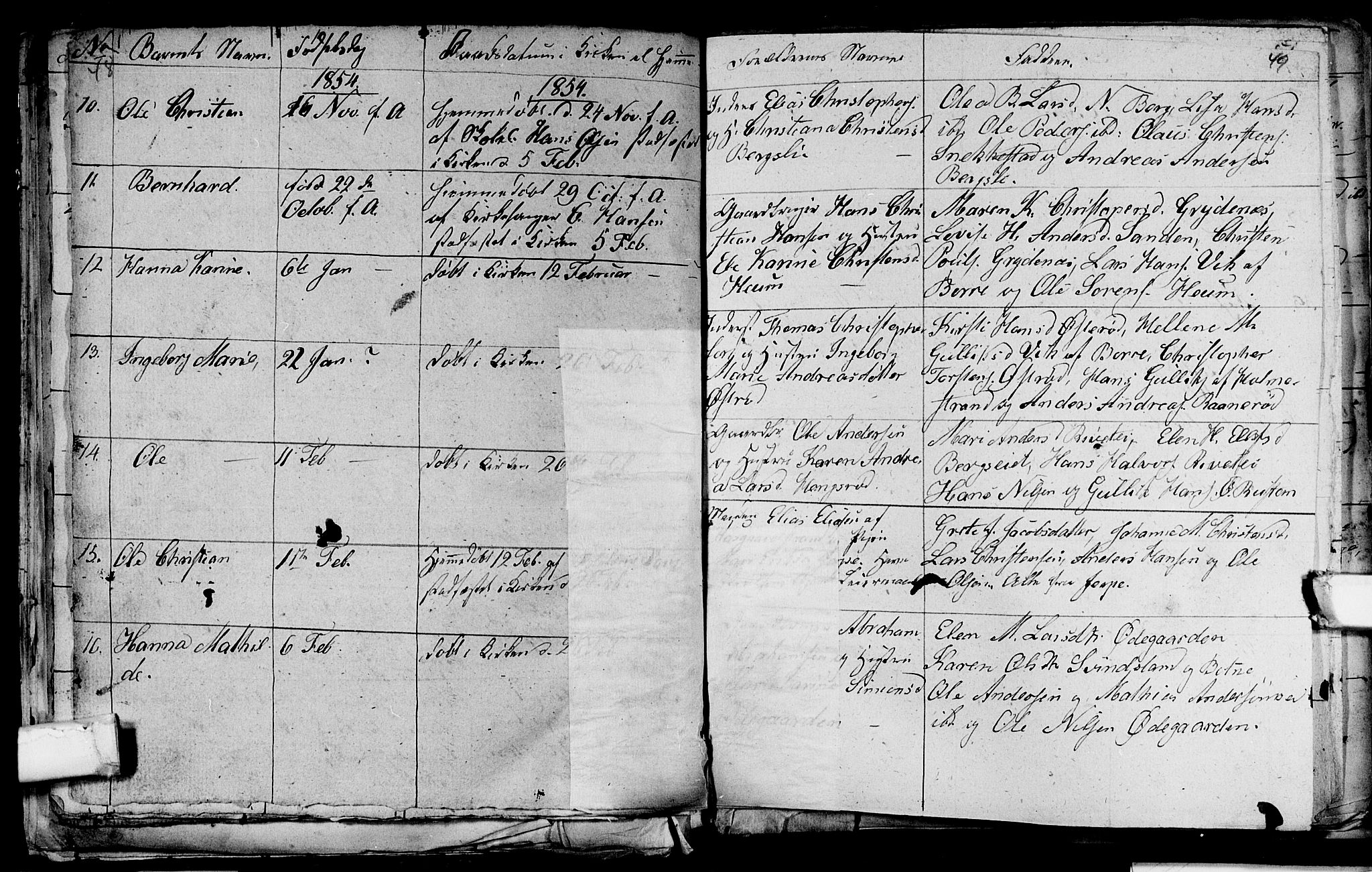 Våle kirkebøker, SAKO/A-334/G/Ga/L0002: Parish register (copy) no. I 2, 1851-1863, p. 48-49