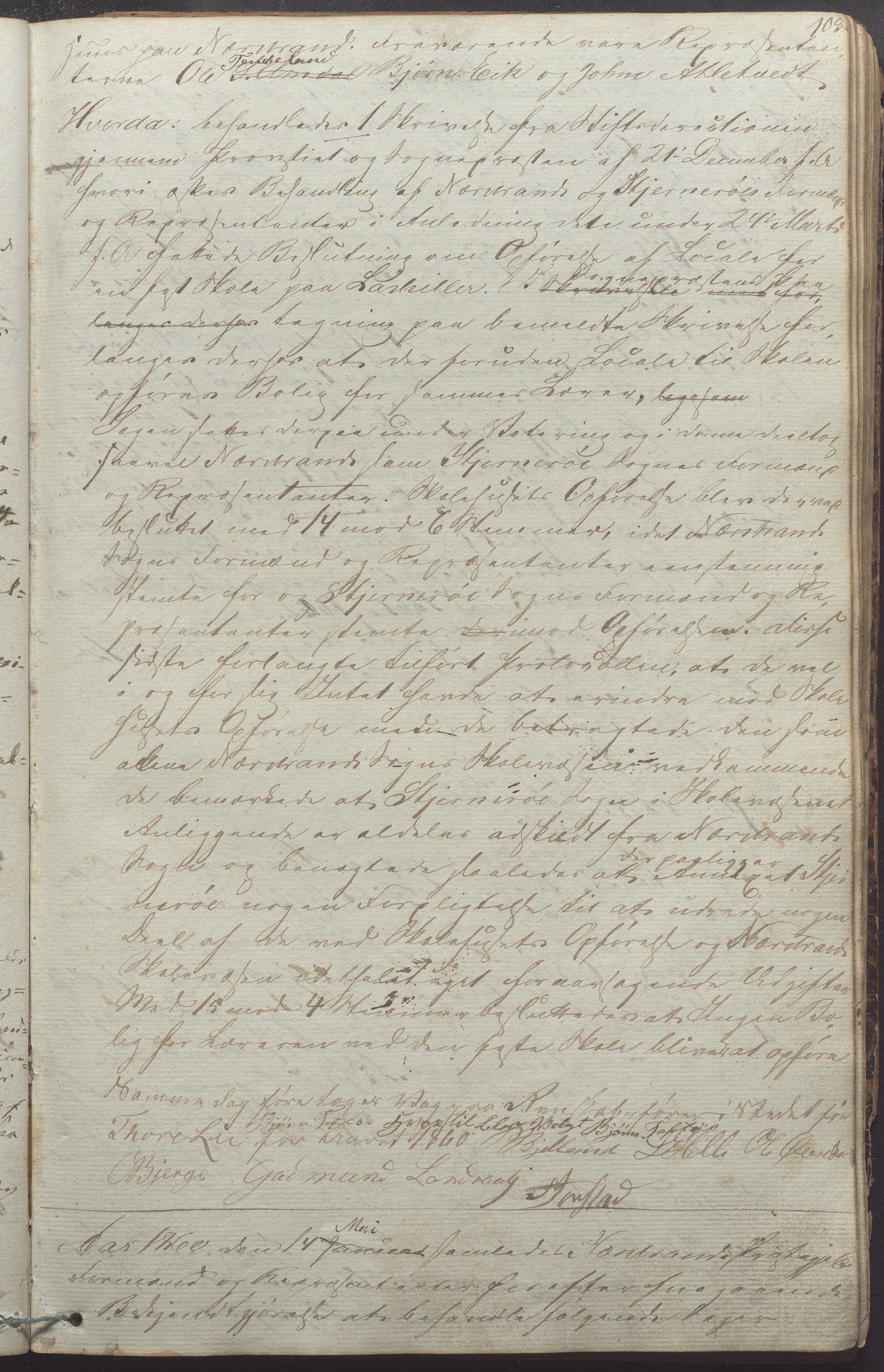 Nedstrand kommune - Formannskapet, IKAR/K-100244/A/Aa/L0001: Møtebok, 1837-1875, p. 108a
