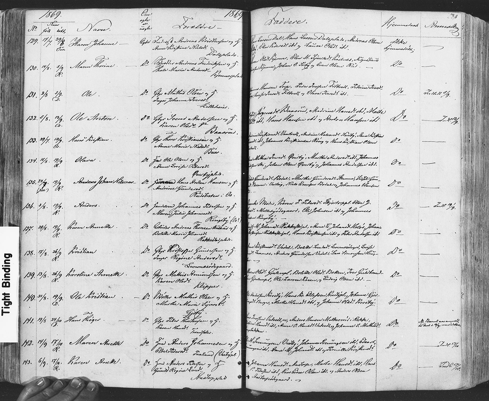 Rakkestad prestekontor Kirkebøker, AV/SAO-A-2008/F/Fa/L0011: Parish register (official) no. I 11, 1862-1877, p. 130