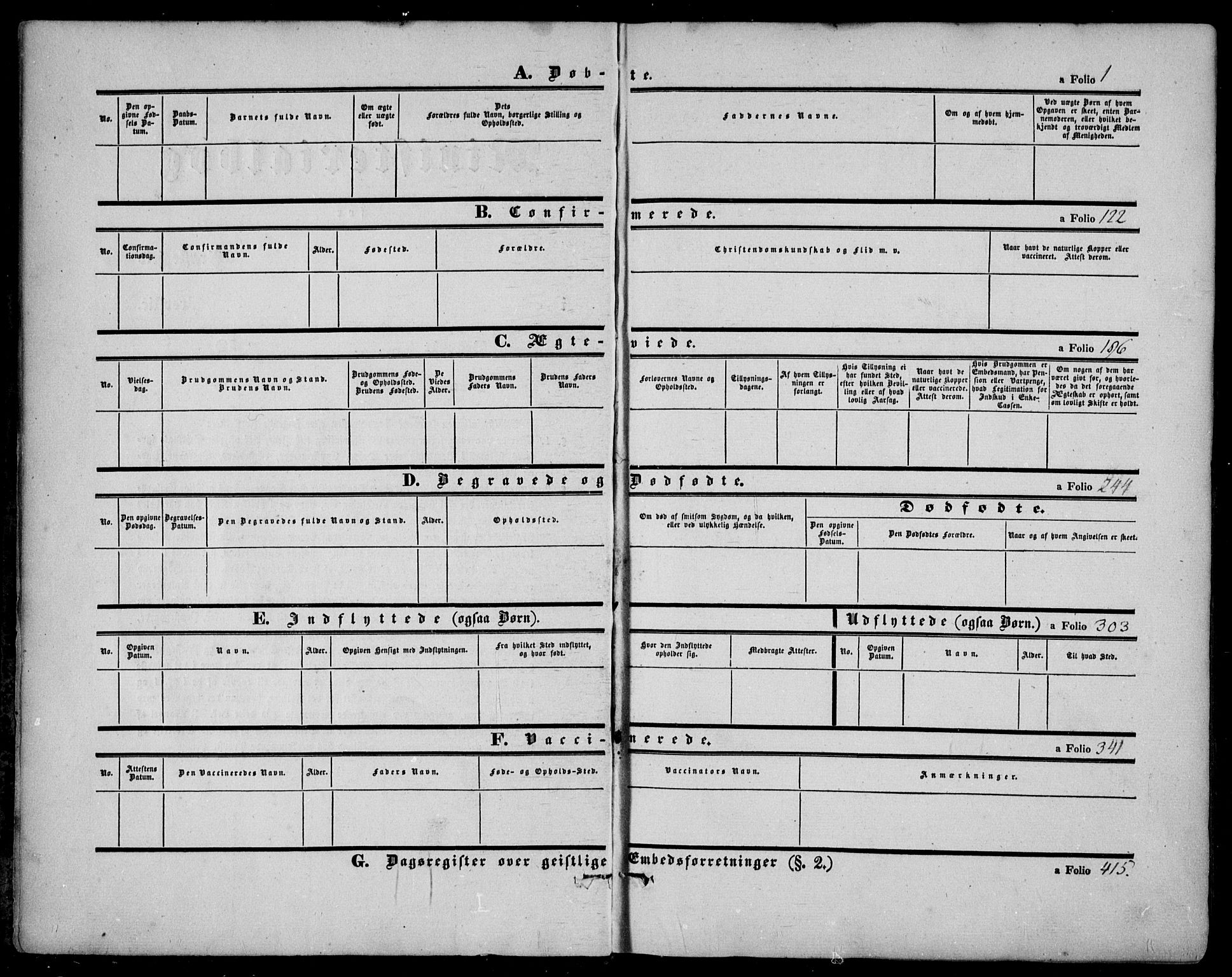 Larvik kirkebøker, SAKO/A-352/F/Fa/L0003: Parish register (official) no. I 3, 1848-1856