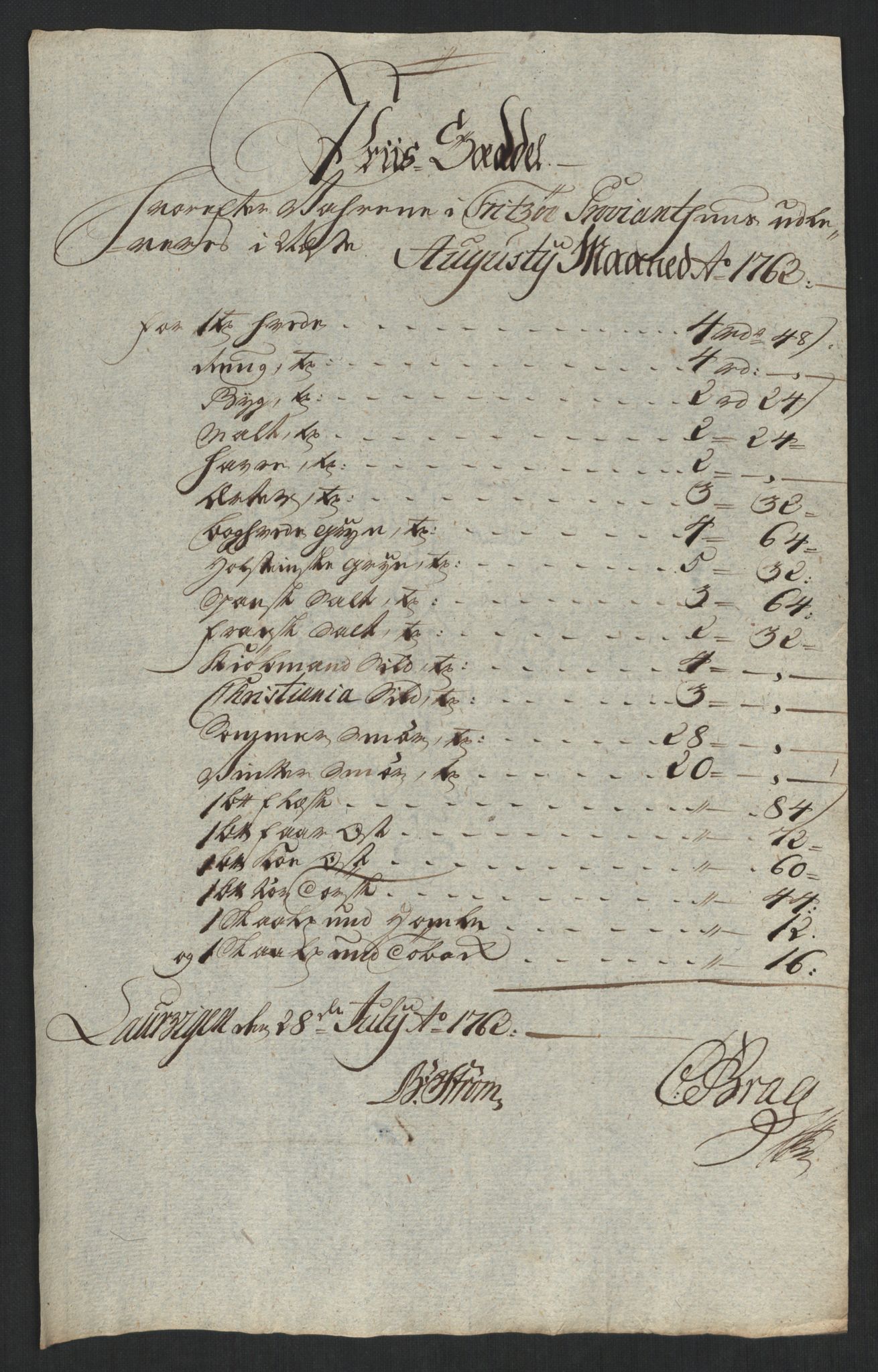 Larvik grevskap, AV/SAKO-A-1056/F/Fk/Fke/L0001: Diverse regnskapssaker, 1729-1810, p. 220