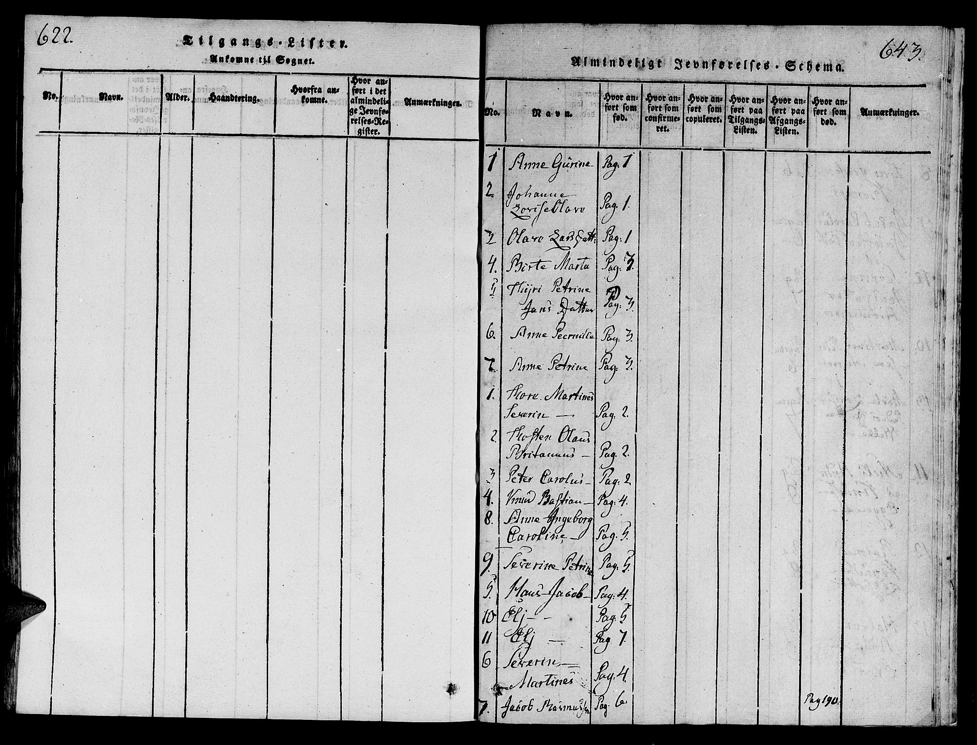 Ministerialprotokoller, klokkerbøker og fødselsregistre - Møre og Romsdal, SAT/A-1454/522/L0310: Parish register (official) no. 522A05, 1816-1832, p. 642-643