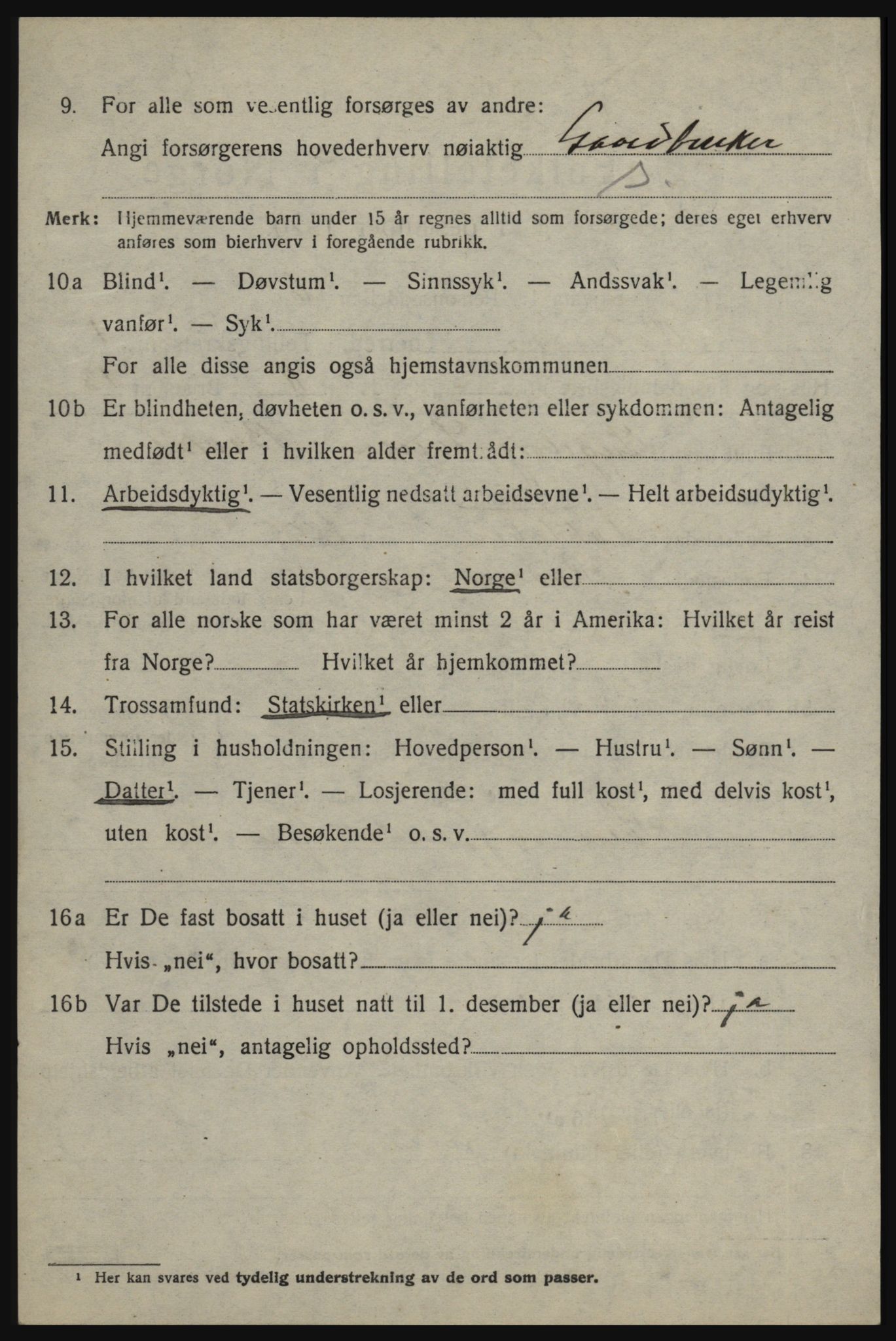 SAO, 1920 census for Rødenes, 1920, p. 1091