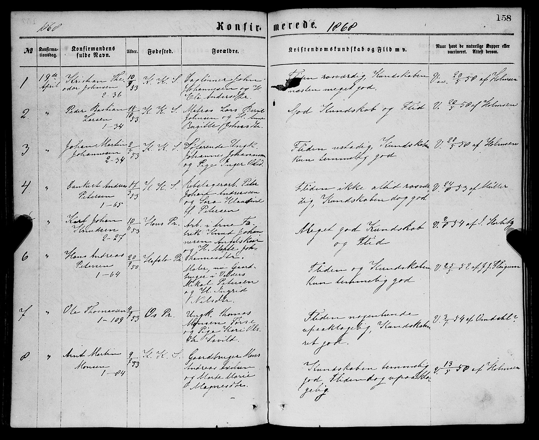 Sandviken Sokneprestembete, SAB/A-77601/H/Ha/L0001: Parish register (official) no. A 1, 1867-1877, p. 158