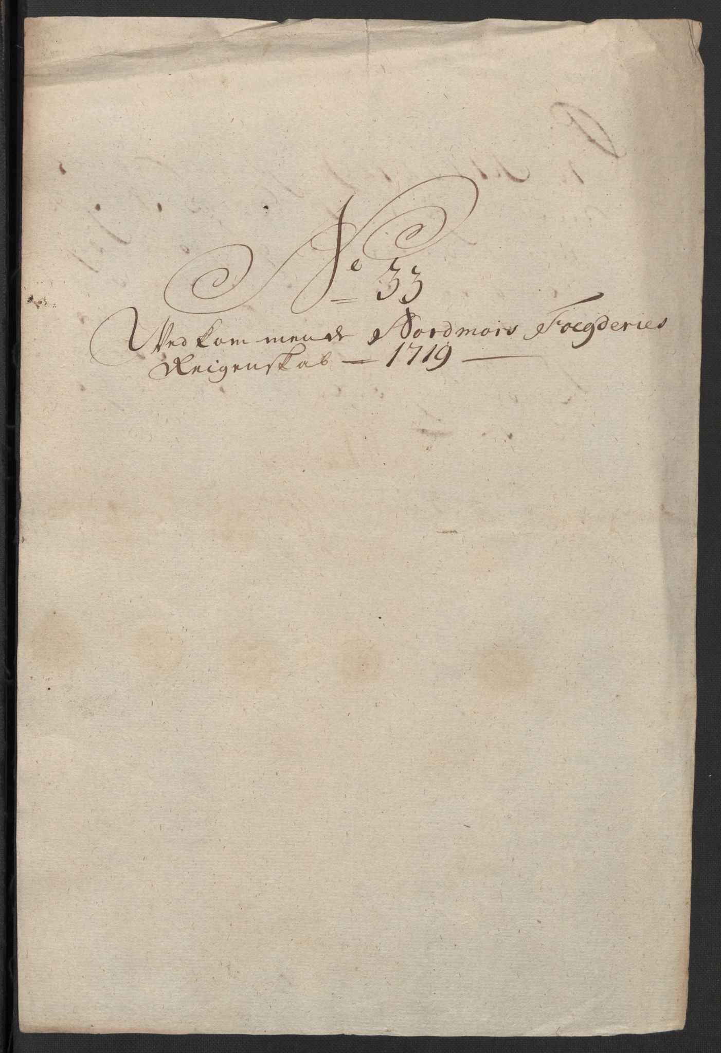 Rentekammeret inntil 1814, Reviderte regnskaper, Fogderegnskap, AV/RA-EA-4092/R56/L3752: Fogderegnskap Nordmøre, 1719, p. 211