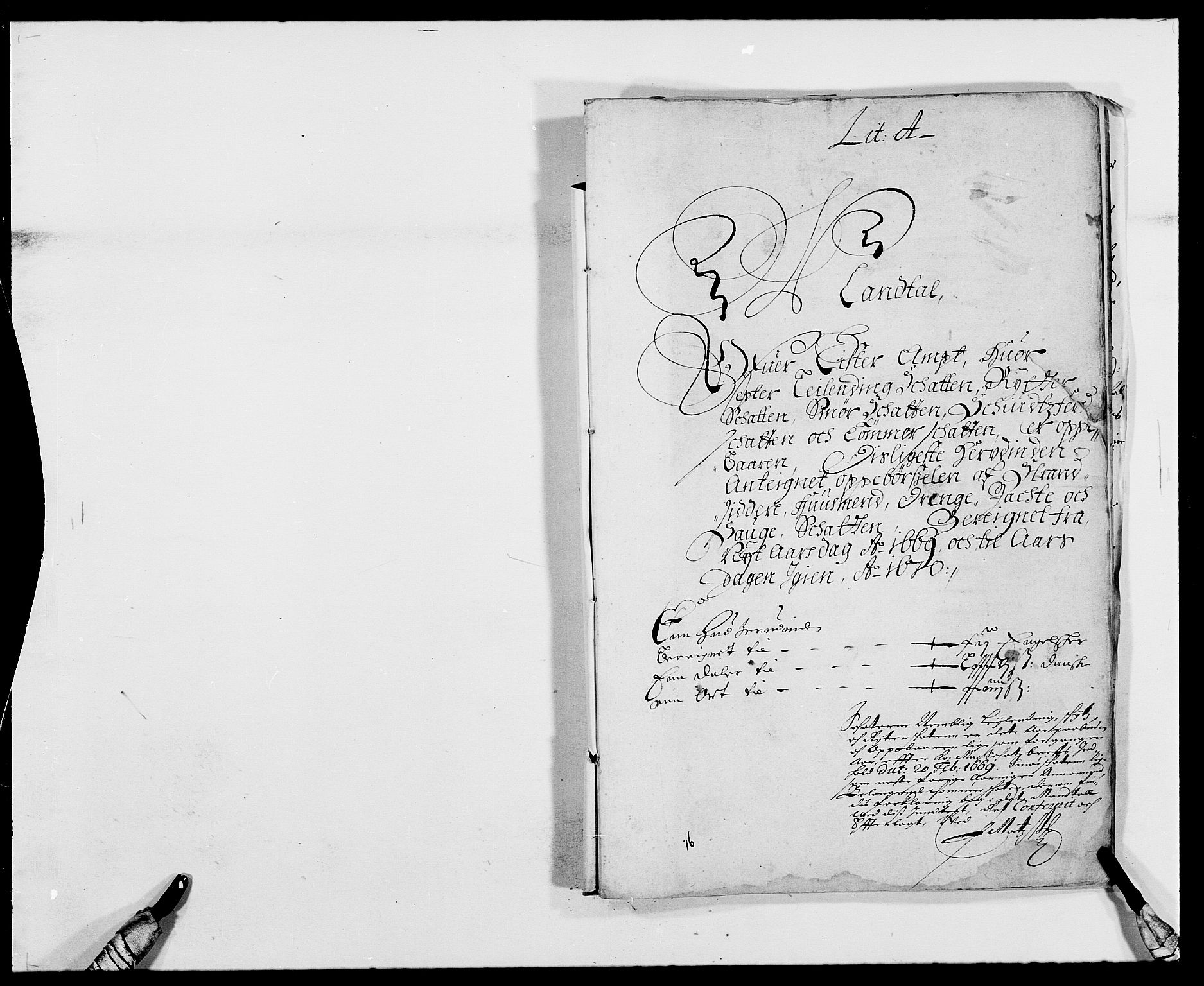 Rentekammeret inntil 1814, Reviderte regnskaper, Fogderegnskap, RA/EA-4092/R41/L2525: Fogderegnskap Lista, 1669-1671, p. 7