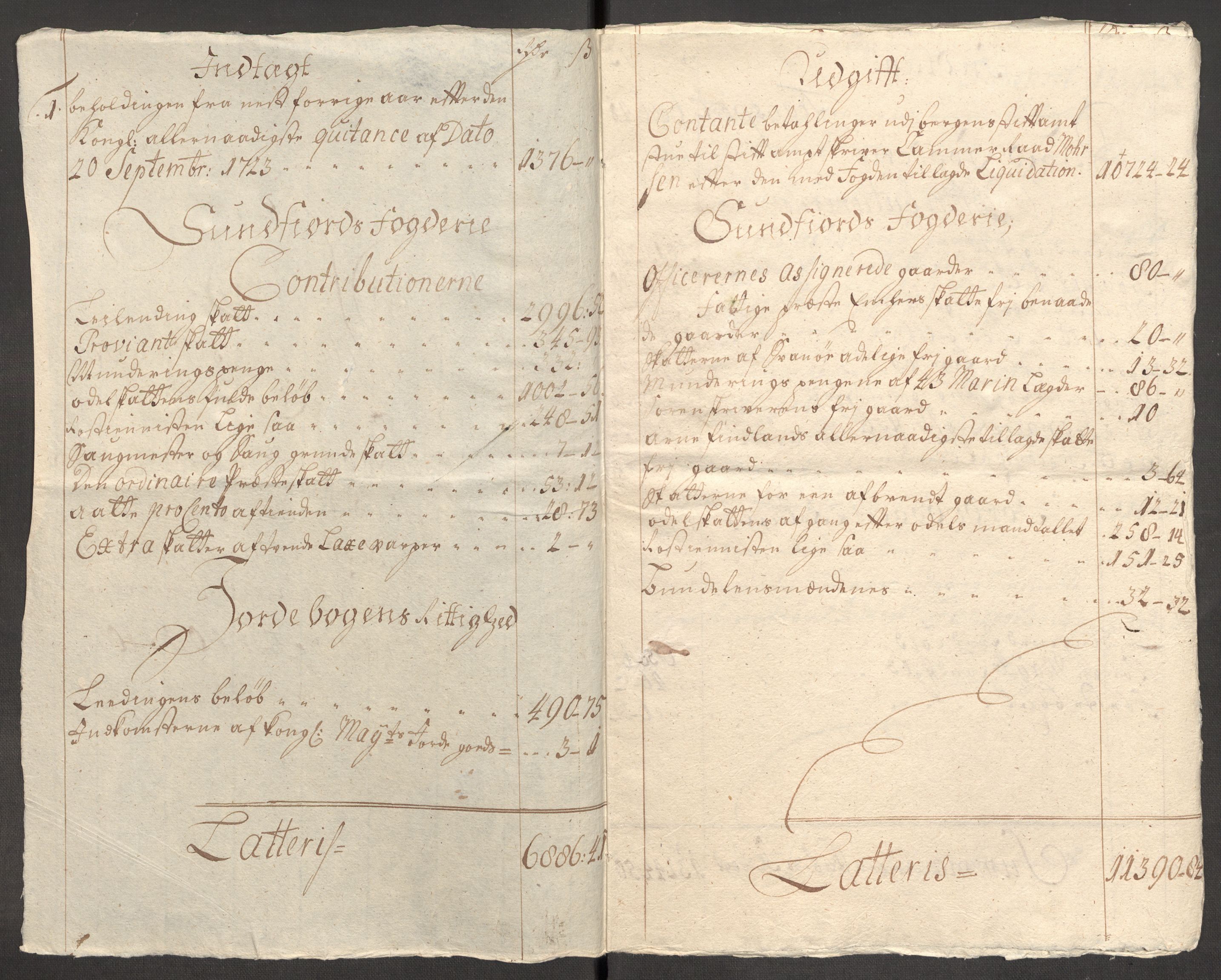 Rentekammeret inntil 1814, Reviderte regnskaper, Fogderegnskap, RA/EA-4092/R53/L3433: Fogderegnskap Sunn- og Nordfjord, 1710-1711, p. 26