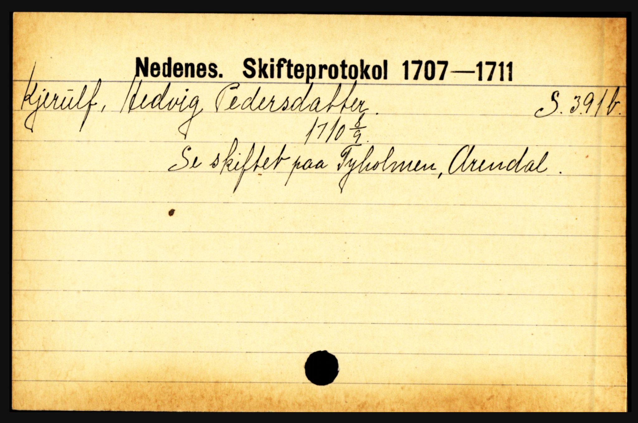 Nedenes sorenskriveri før 1824, AV/SAK-1221-0007/H, p. 14713