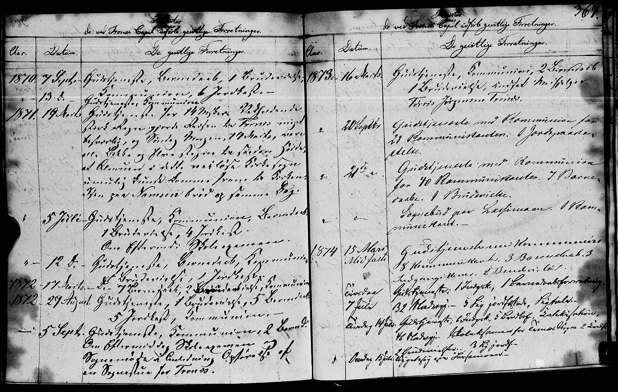 Ministerialprotokoller, klokkerbøker og fødselsregistre - Nord-Trøndelag, SAT/A-1458/762/L0538: Parish register (official) no. 762A02 /2, 1833-1879, p. 367