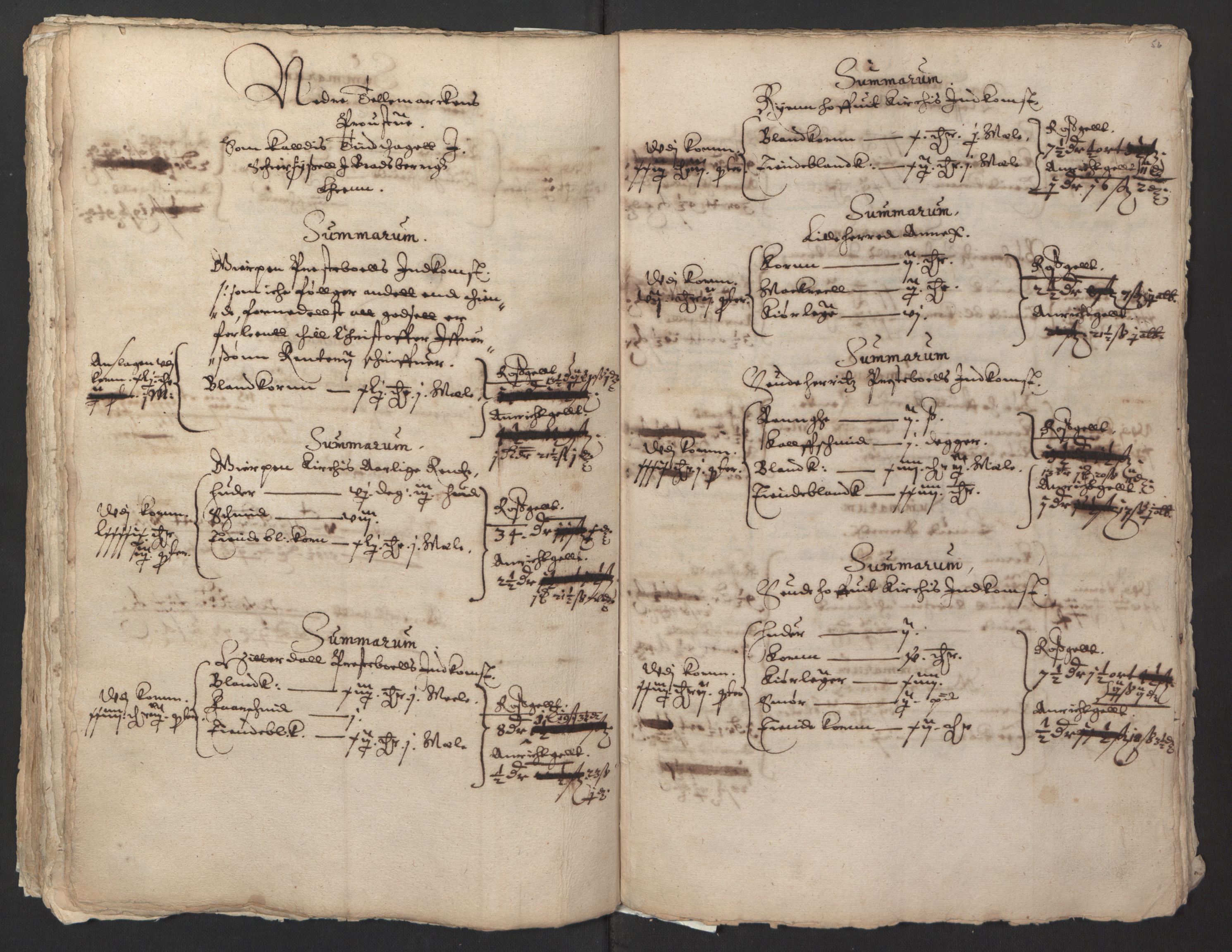 Stattholderembetet 1572-1771, RA/EA-2870/Ek/L0014/0001: Jordebøker til utlikning av rosstjeneste 1624-1626: / Kirke- og prestebolsinntekter i Oslo og Hamar bispedømme, 1625-1626, p. 58