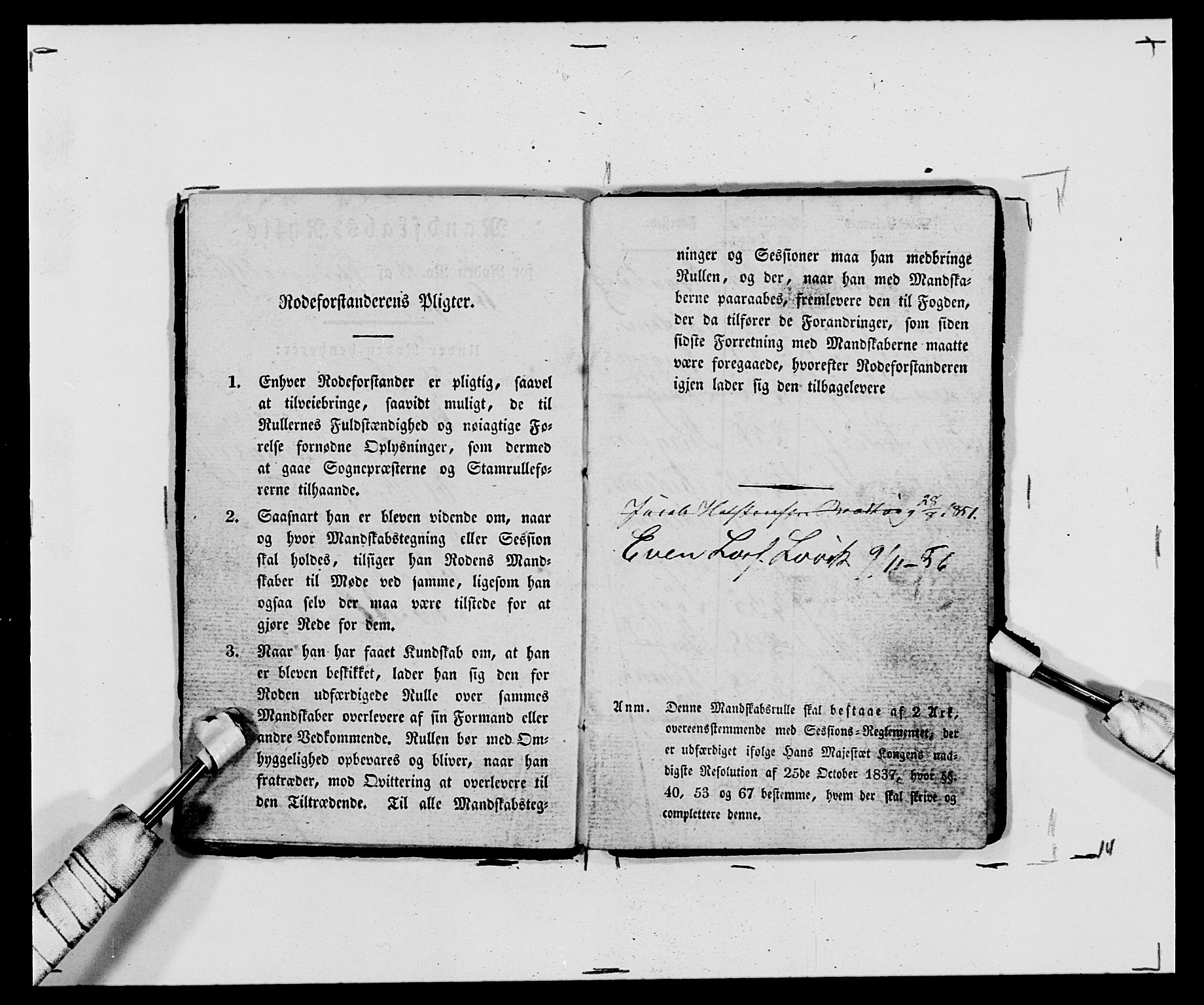 Generalitets- og kommissariatskollegiet, Det kongelige norske kommissariatskollegium, AV/RA-EA-5420/E/Eh/L0120: Tingvollske kompani, 1850-1870, p. 57