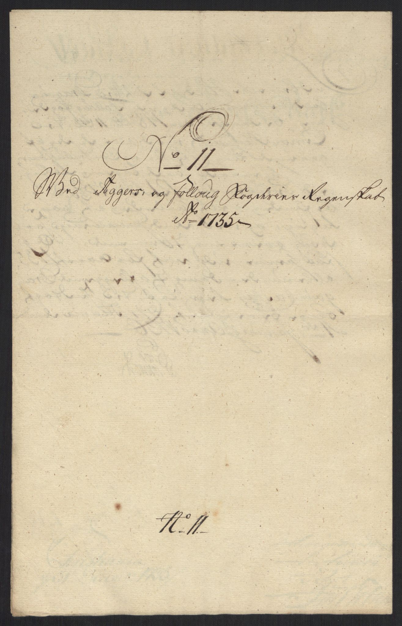 Rentekammeret inntil 1814, Reviderte regnskaper, Fogderegnskap, AV/RA-EA-4092/R10/L0474: Fogderegnskap Aker og Follo, 1735, p. 55