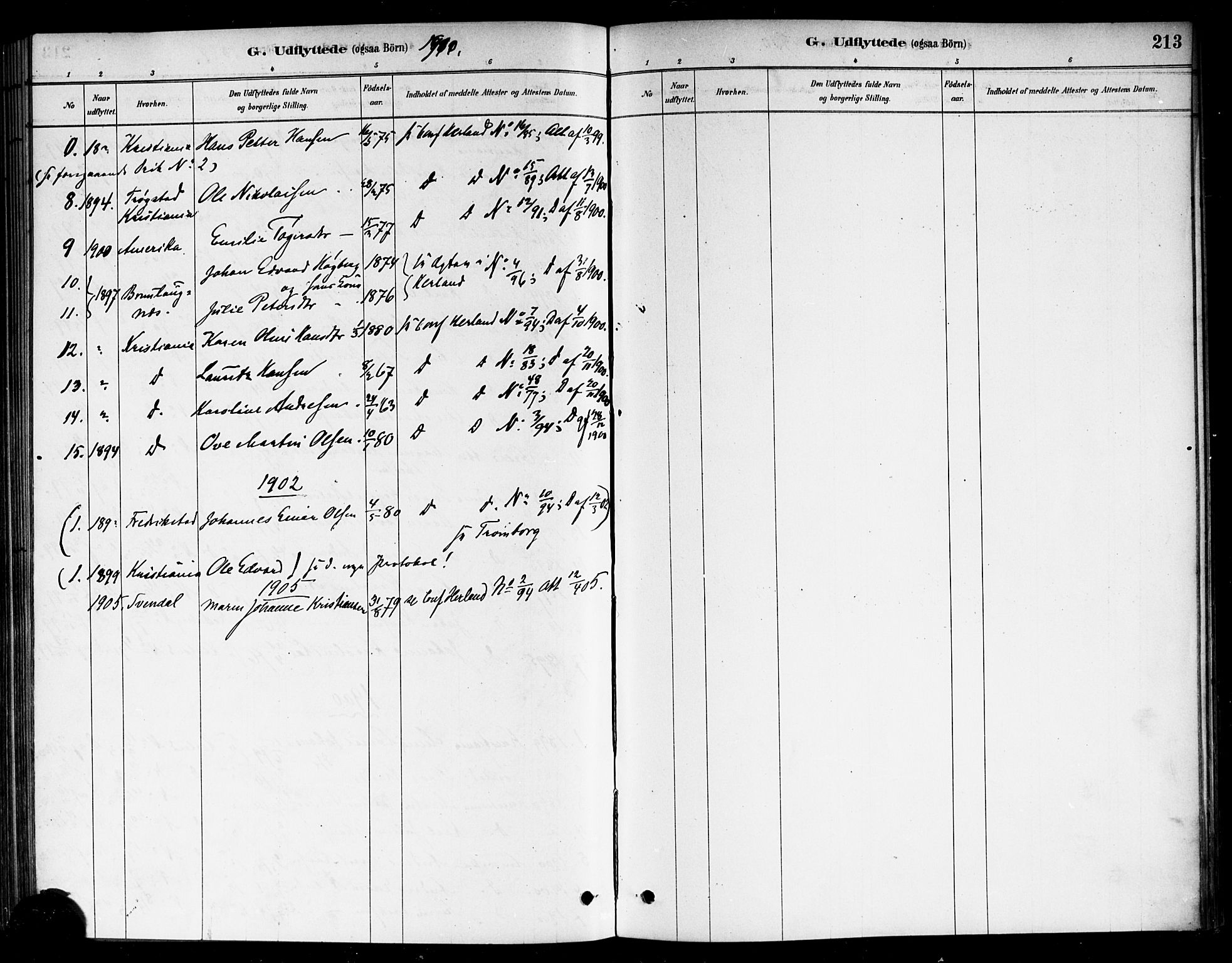 Eidsberg prestekontor Kirkebøker, AV/SAO-A-10905/F/Fb/L0001: Parish register (official) no. II 1, 1879-1900, p. 213