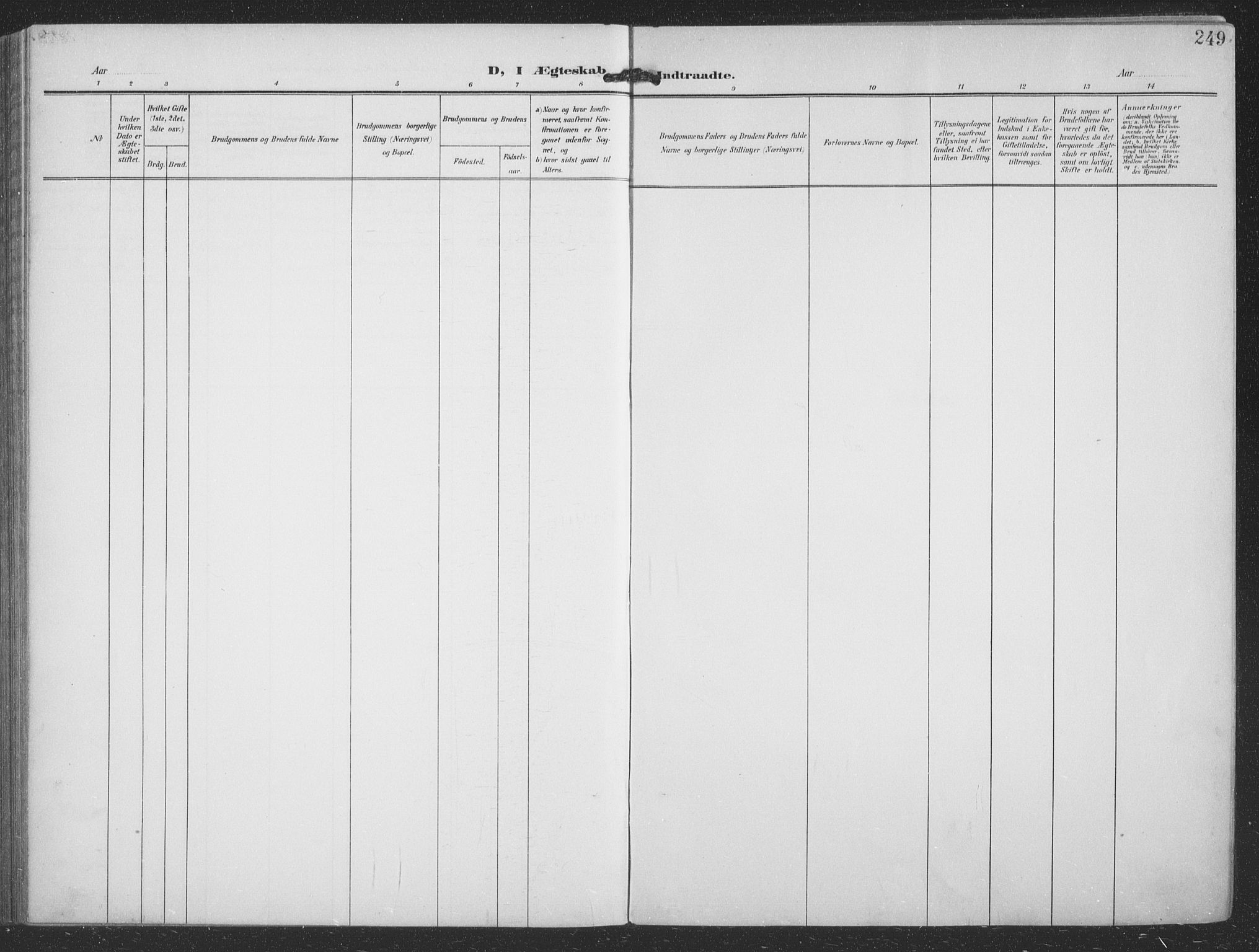 Balsfjord sokneprestembete, SATØ/S-1303/G/Ga/L0009klokker: Parish register (copy) no. 9, 1906-1920, p. 249