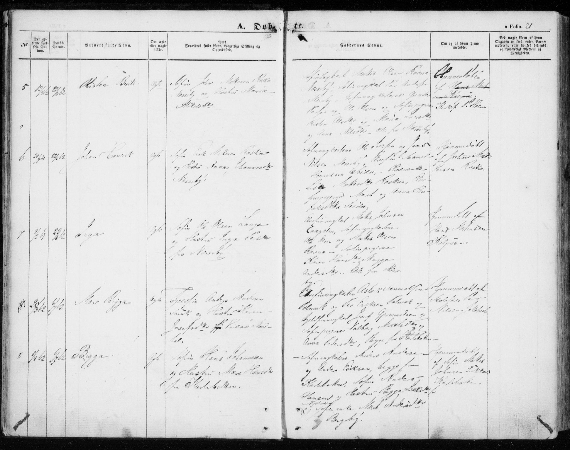 Nesseby sokneprestkontor, SATØ/S-1330/H/Ha/L0002kirke: Parish register (official) no. 2, 1856-1864, p. 21