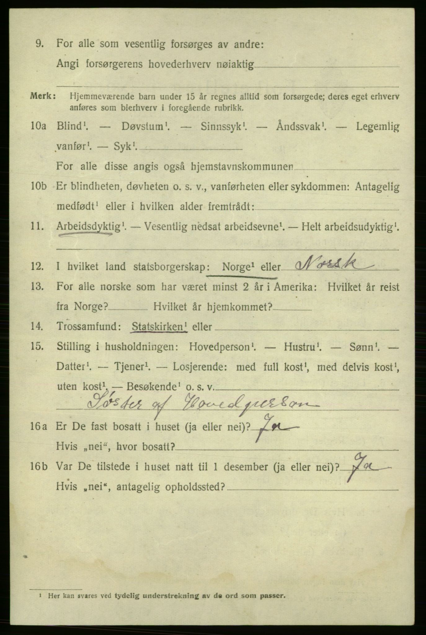 SAO, 1920 census for Fredrikshald, 1920, p. 26781