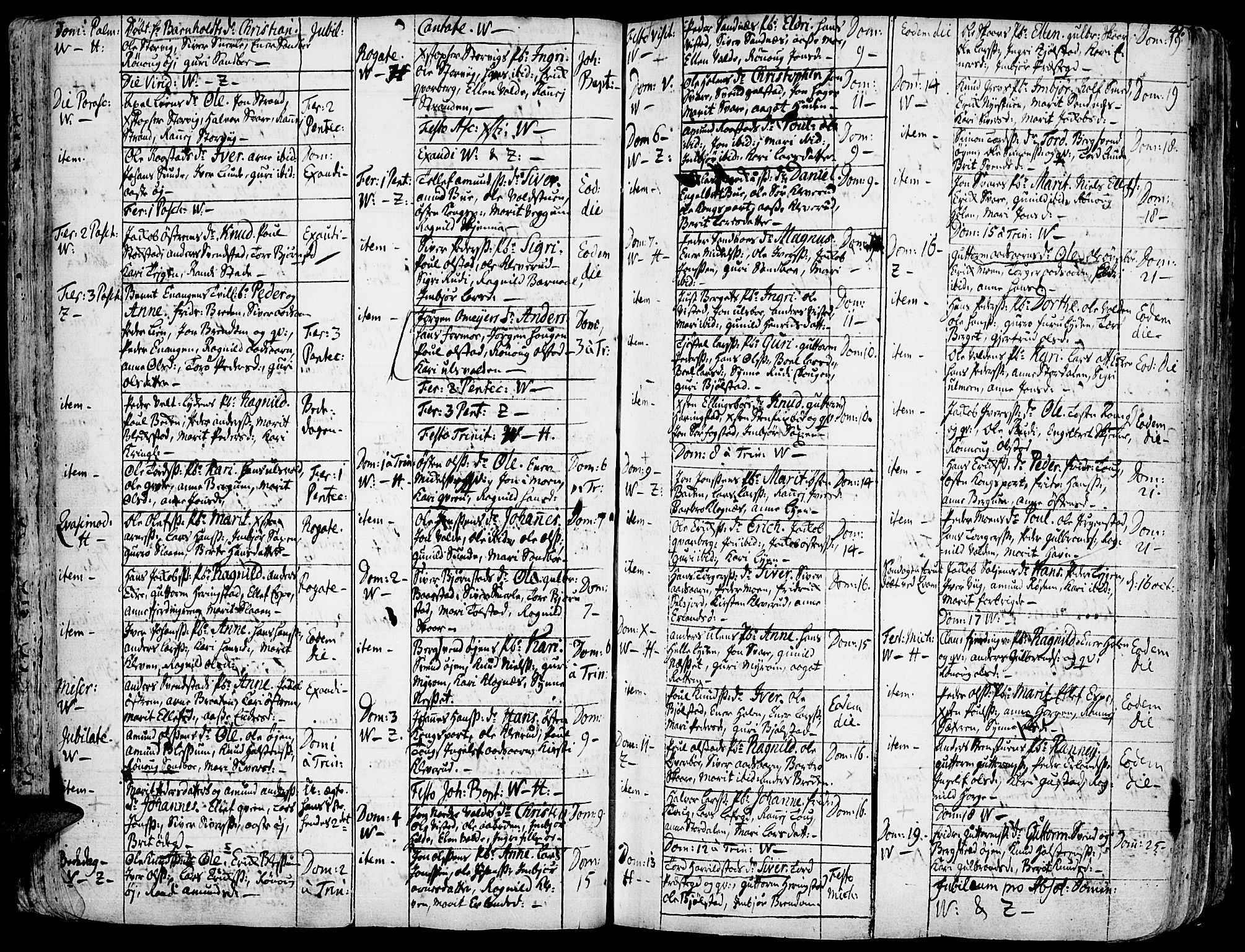 Vågå prestekontor, SAH/PREST-076/H/Ha/Haa/L0001: Parish register (official) no. 1, 1739-1810, p. 41