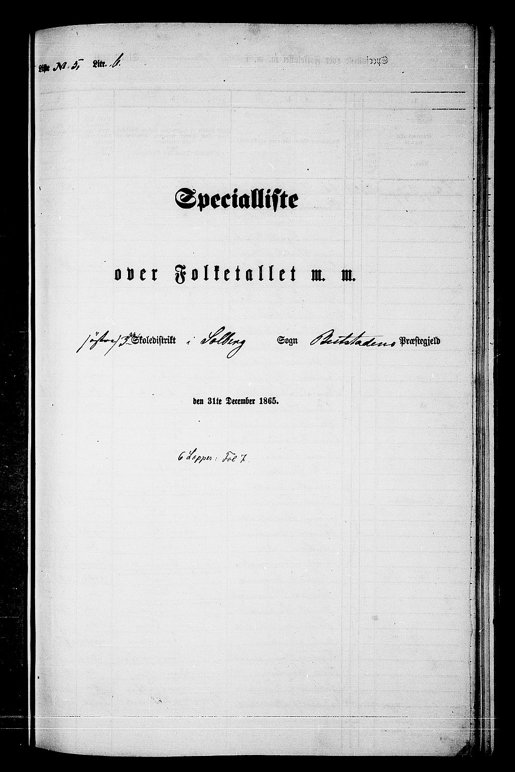 RA, 1865 census for Beitstad, 1865, p. 106