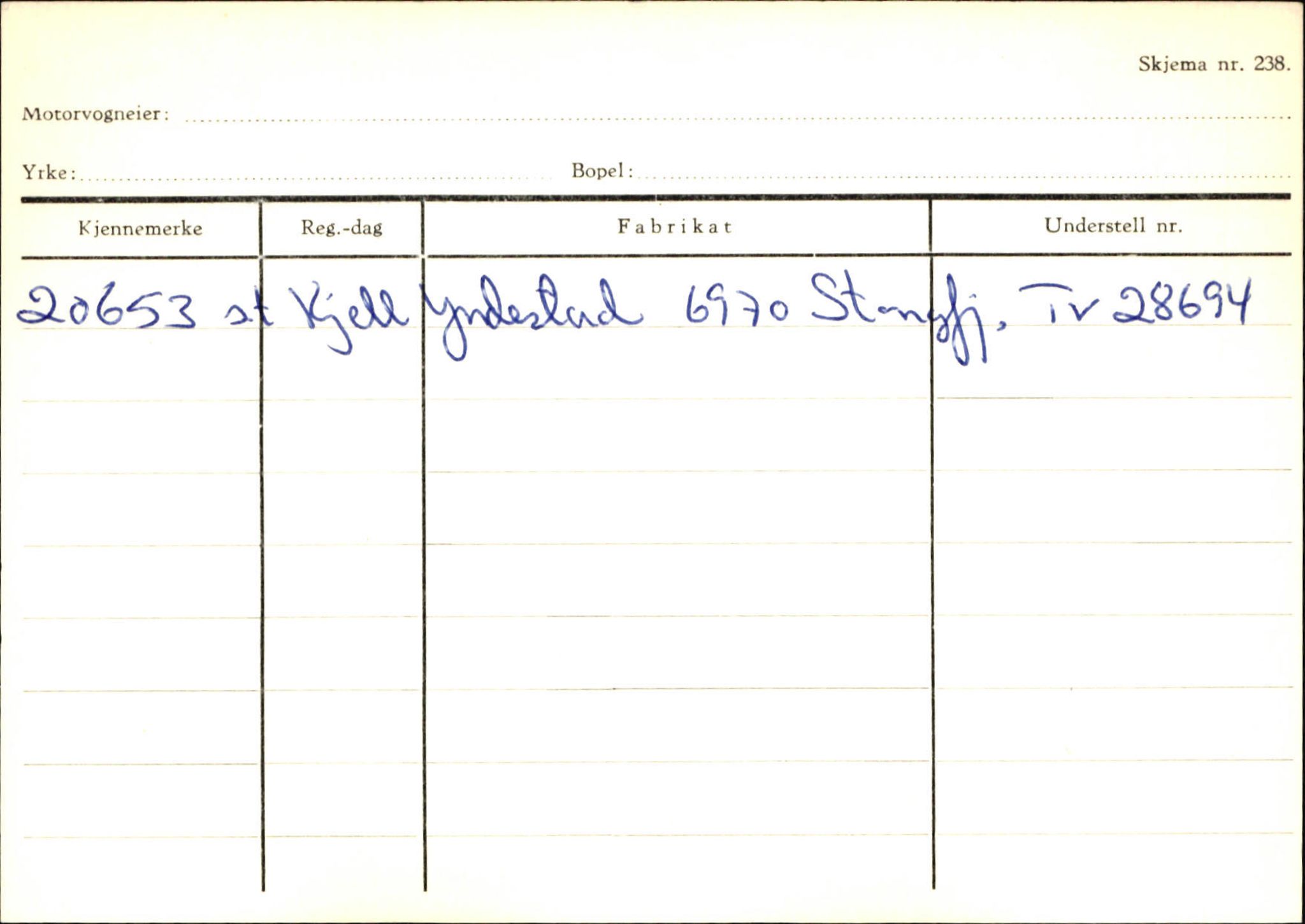 Statens vegvesen, Sogn og Fjordane vegkontor, AV/SAB-A-5301/4/F/L0132: Eigarregister Askvoll A-Å. Balestrand A-Å, 1945-1975, p. 1223