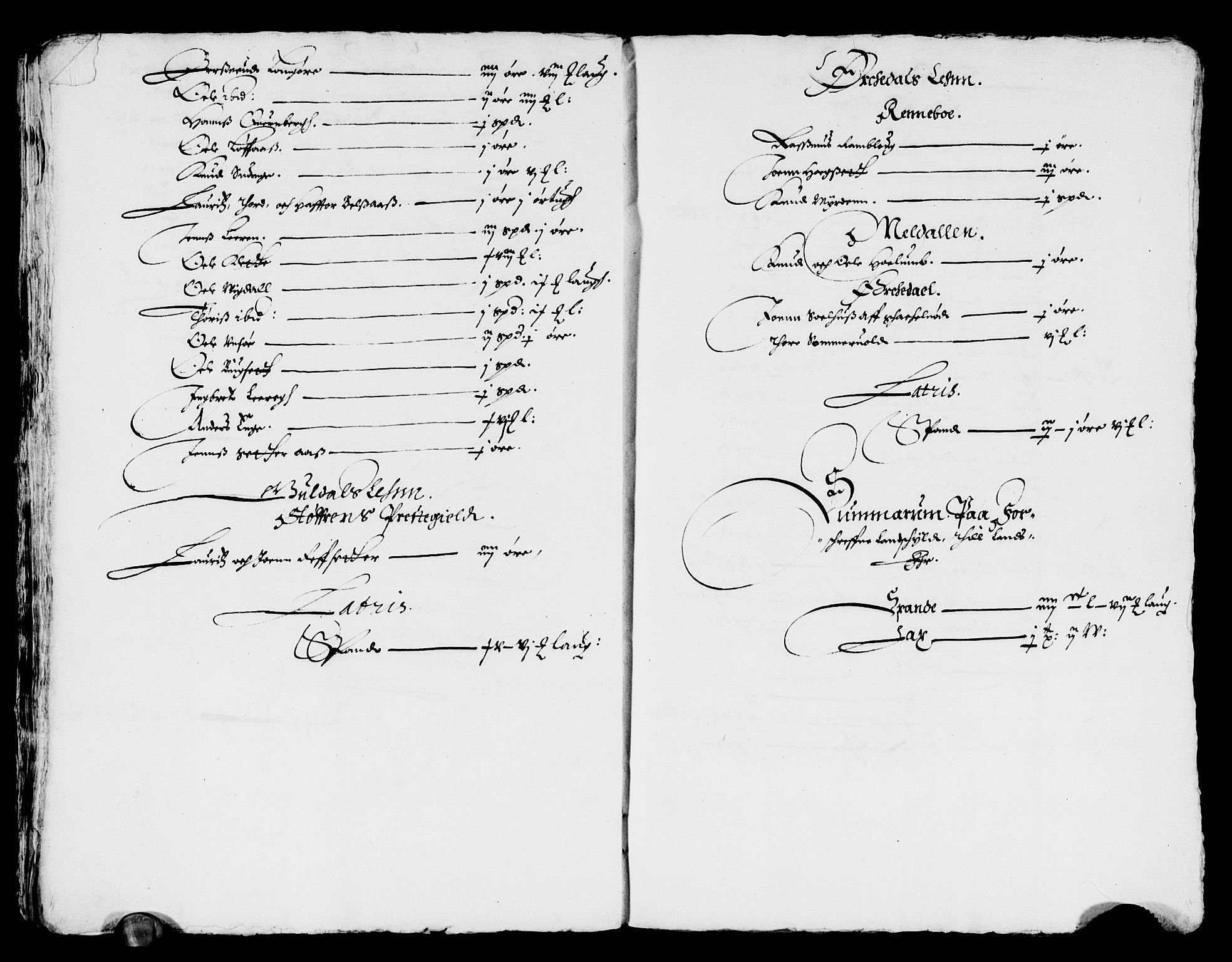 Rentekammeret inntil 1814, Reviderte regnskaper, Lensregnskaper, AV/RA-EA-5023/R/Rb/Rby/L0001: Reins kloster len; Bakke kloster len, 1564-1652