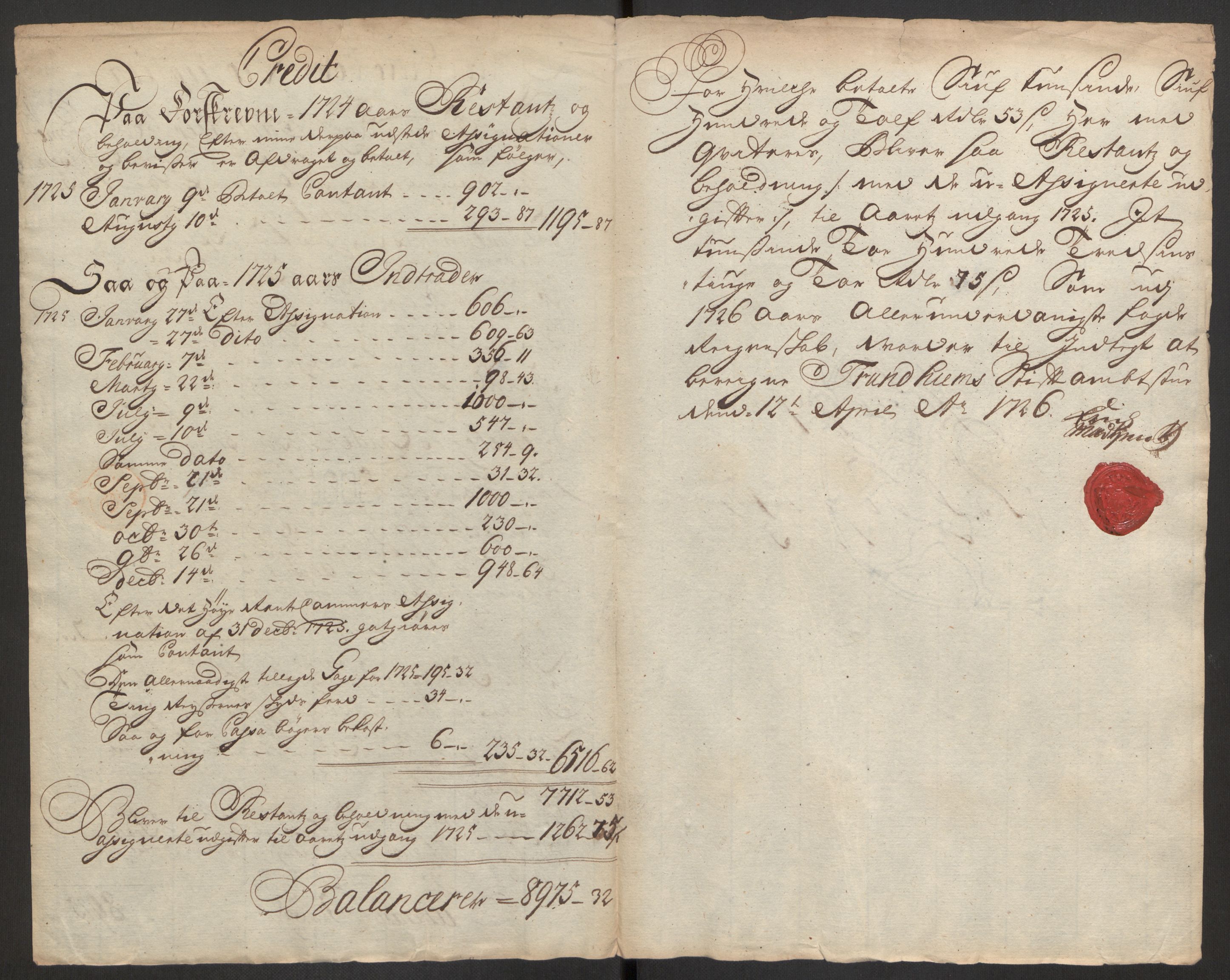 Rentekammeret inntil 1814, Reviderte regnskaper, Fogderegnskap, RA/EA-4092/R56/L3758: Fogderegnskap Nordmøre, 1725, p. 297