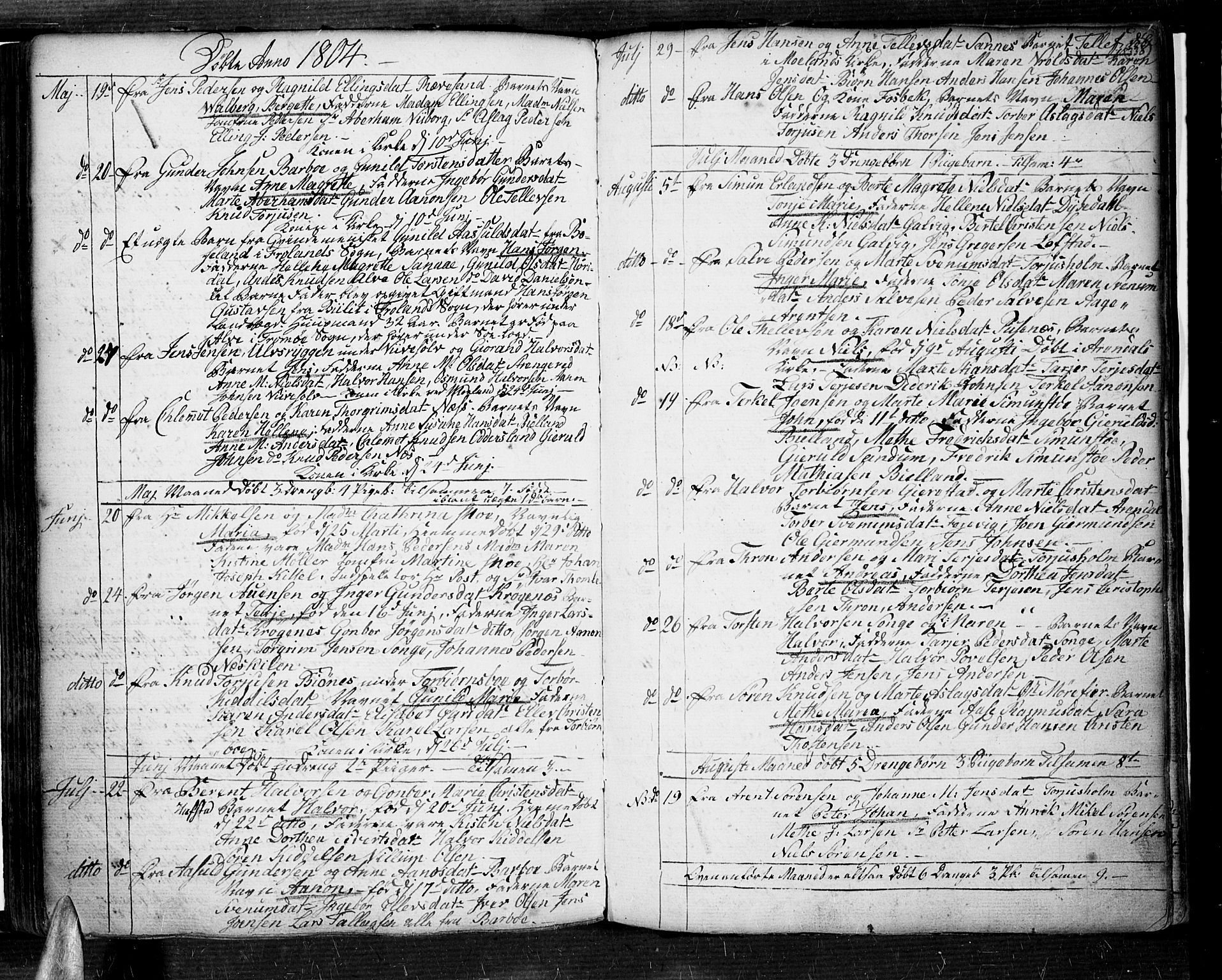 Tromøy sokneprestkontor, AV/SAK-1111-0041/F/Fa/L0002: Parish register (official) no. A 2, 1773-1808, p. 338